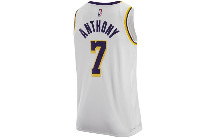 Nike Nike x NBA LA Lakers Jerseys 'Carmelo Anthony 7' CW3595-105
