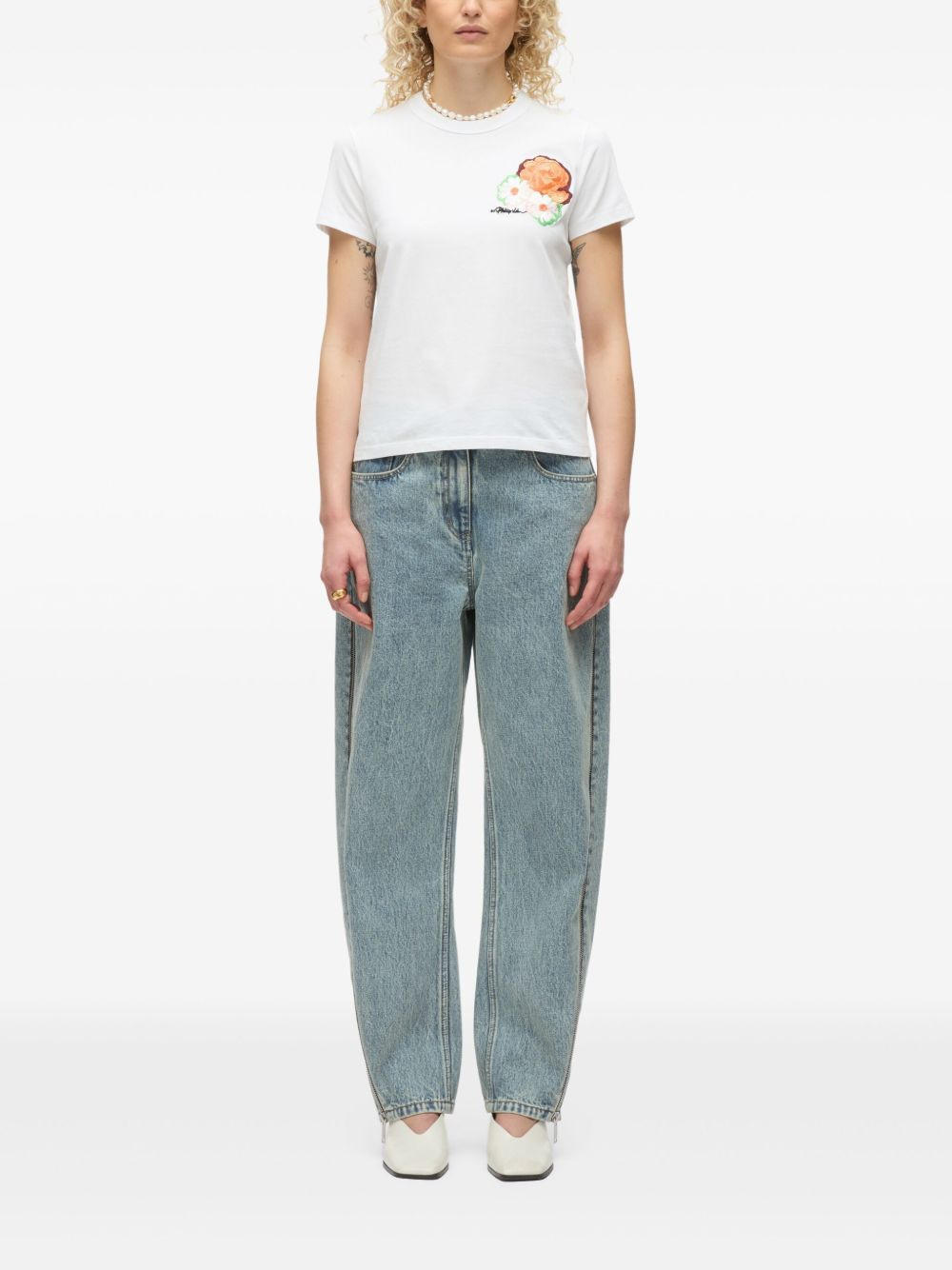 logo-embroidered T-Shirt - 2