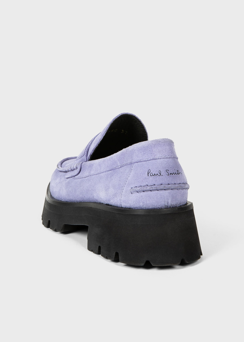 Lilac 'Felicity' Loafers 4