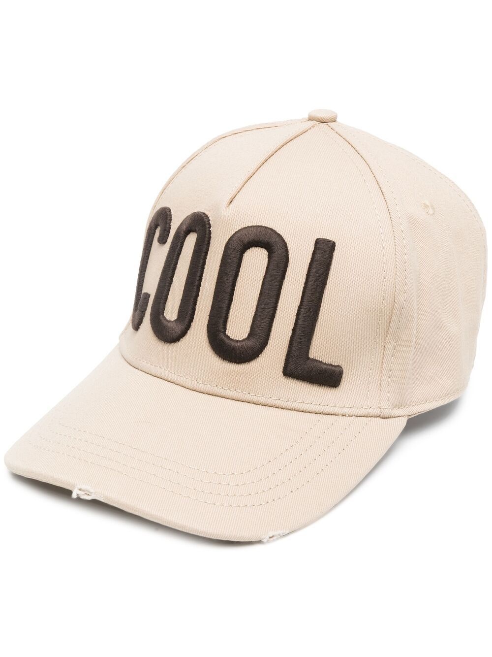 embroidered-slogan baseball cap - 1