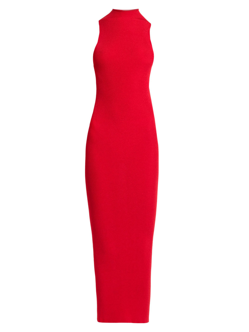 Women's Cosima Rib-Knit Maxi Dress - Red 1