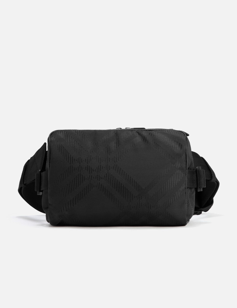 CHECK JACQUARD BELT BAG - 1