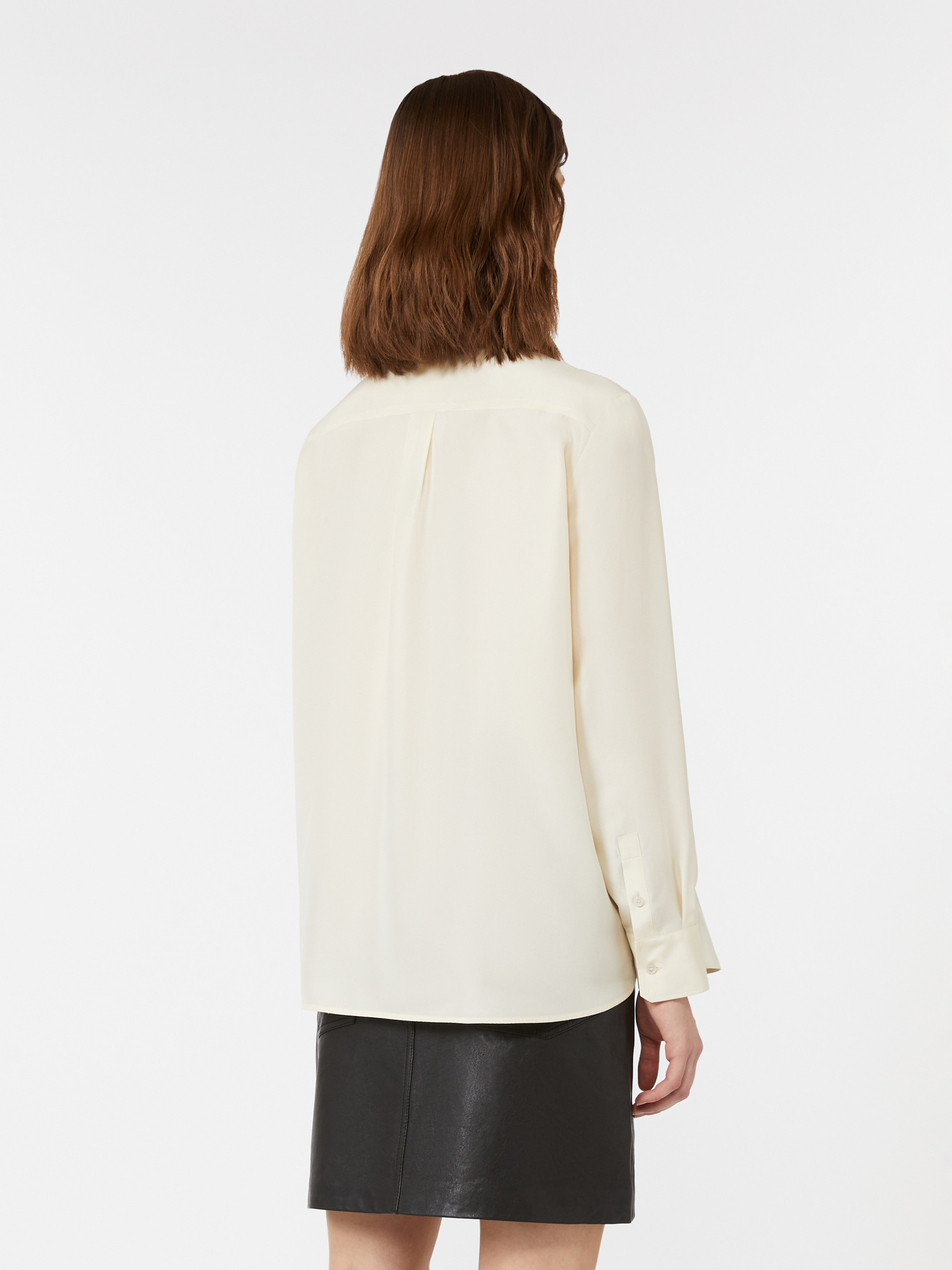 PAMIR Washed silk shirt - 4