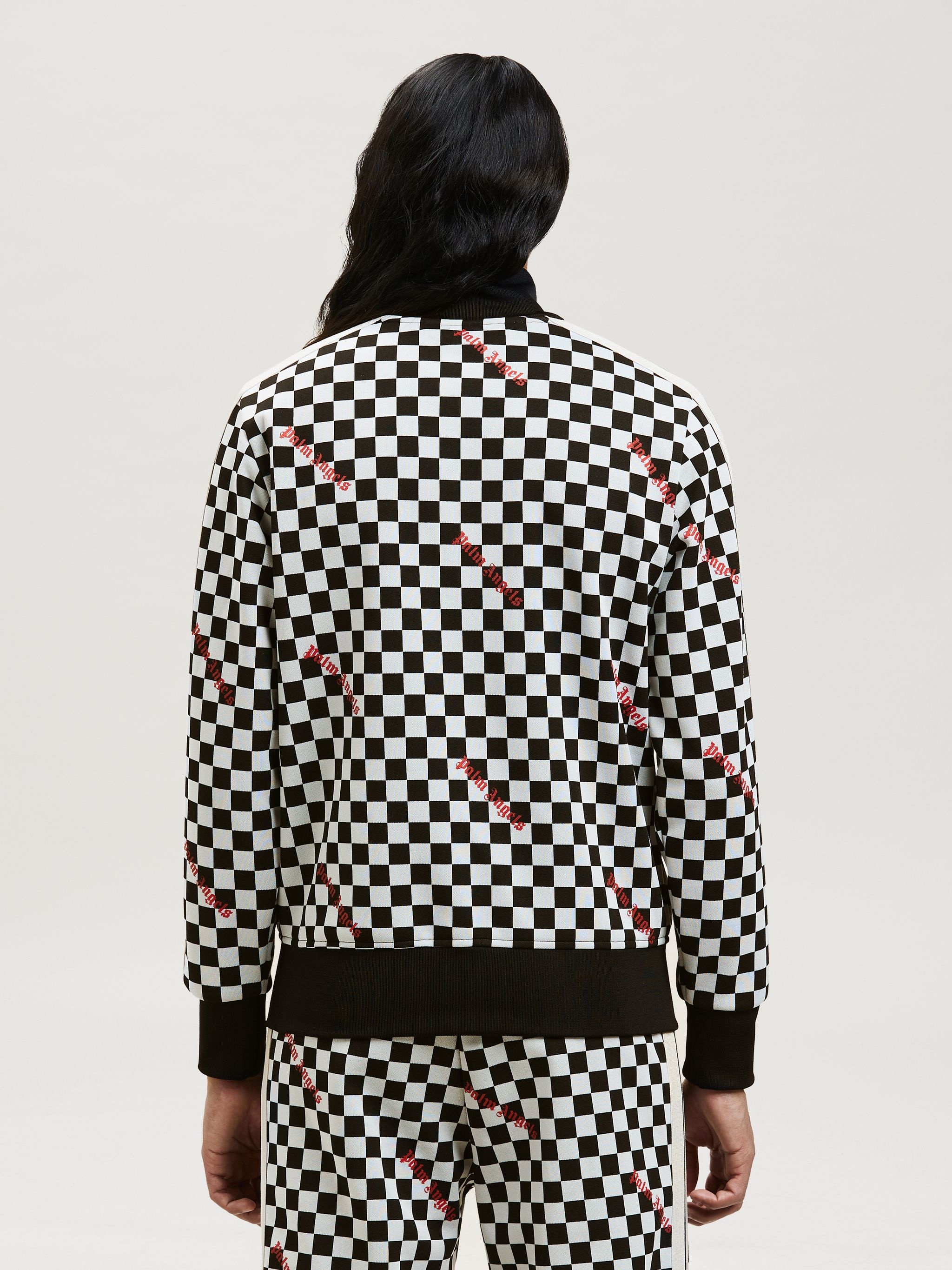 JACQUARD DAMIER CLASSIC TRACK JACKET - 5