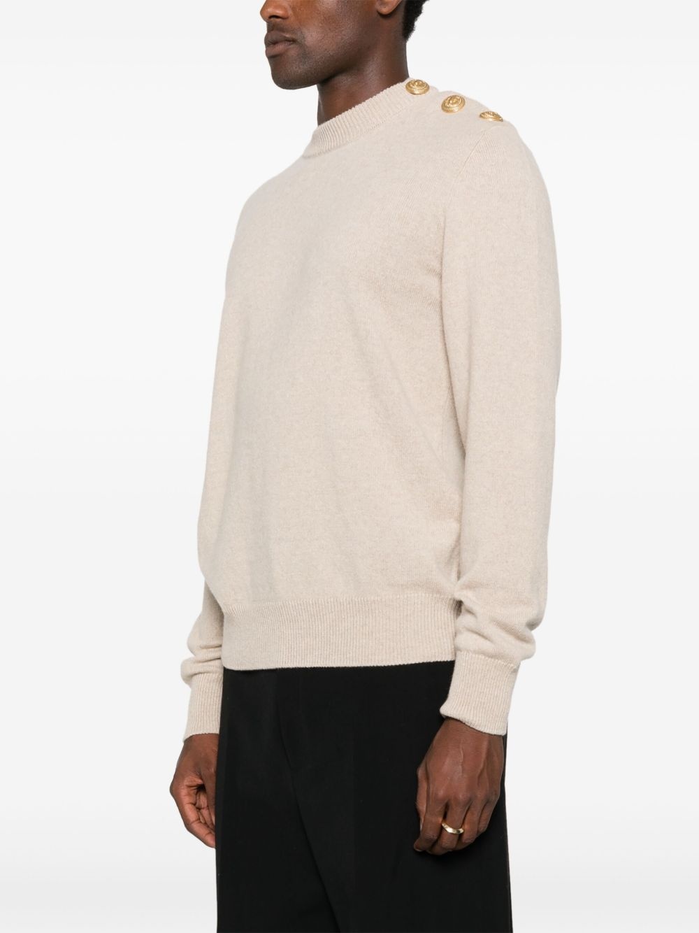 buttoned sweater - 3