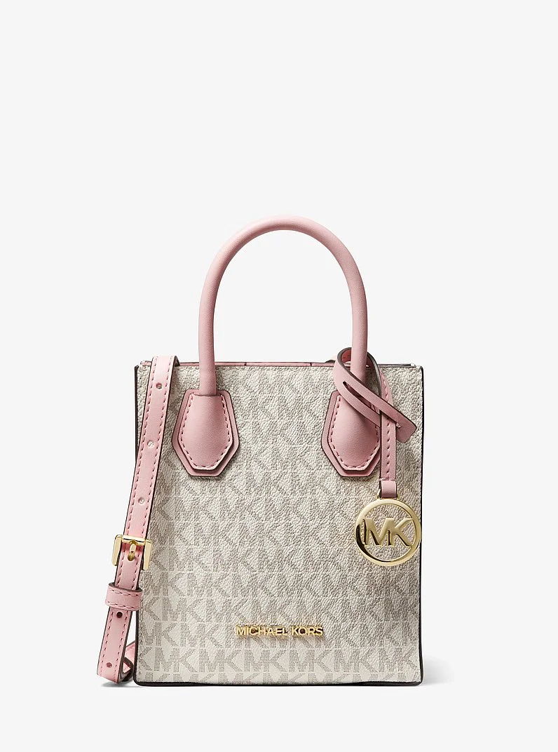 Mercer Extra-Small Logo and Leather Crossbody Bag - 1