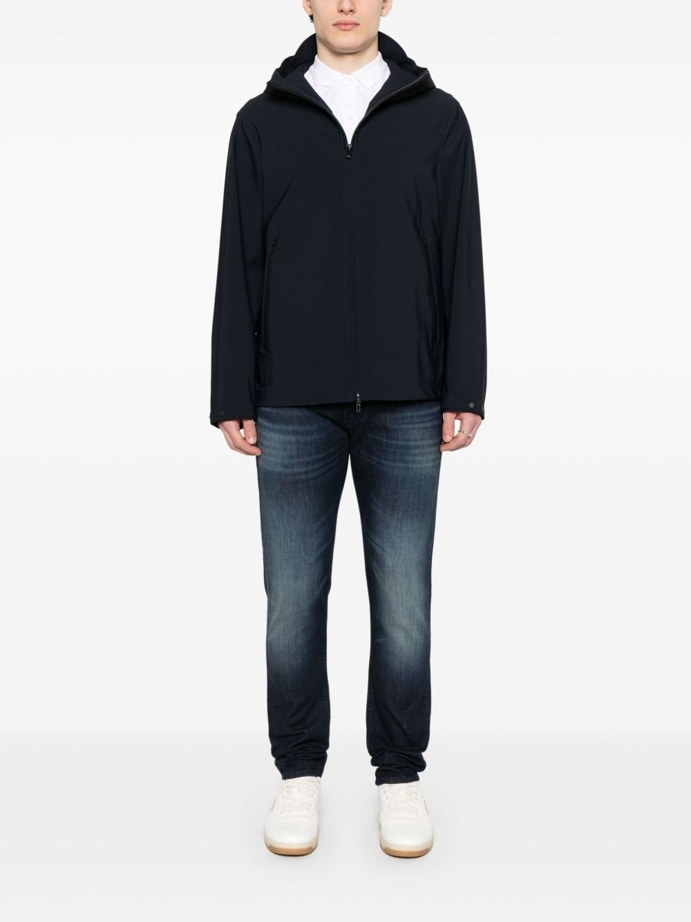 Nylon hooded jacket - 5
