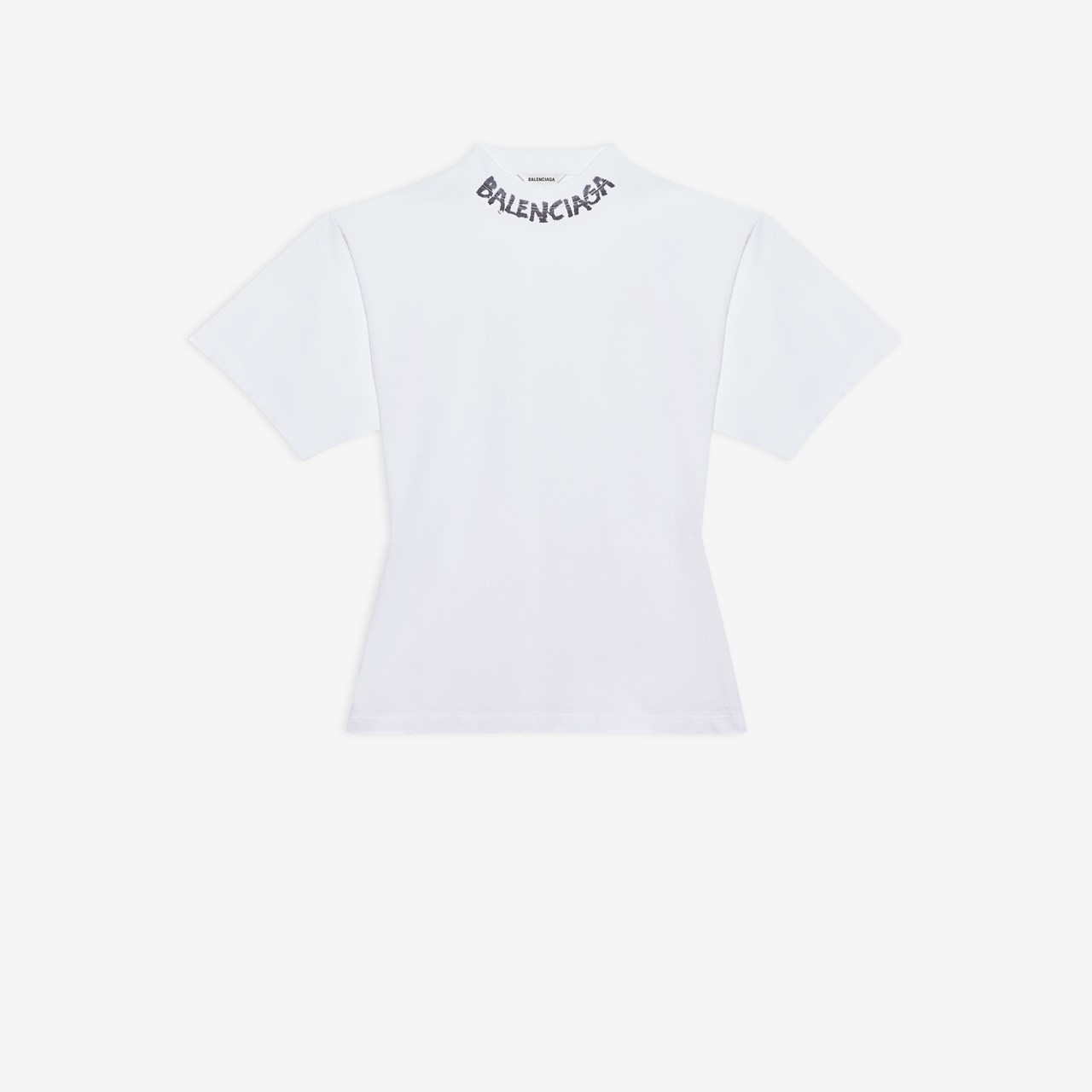 Scribble Logo Curved T-shirt - 1