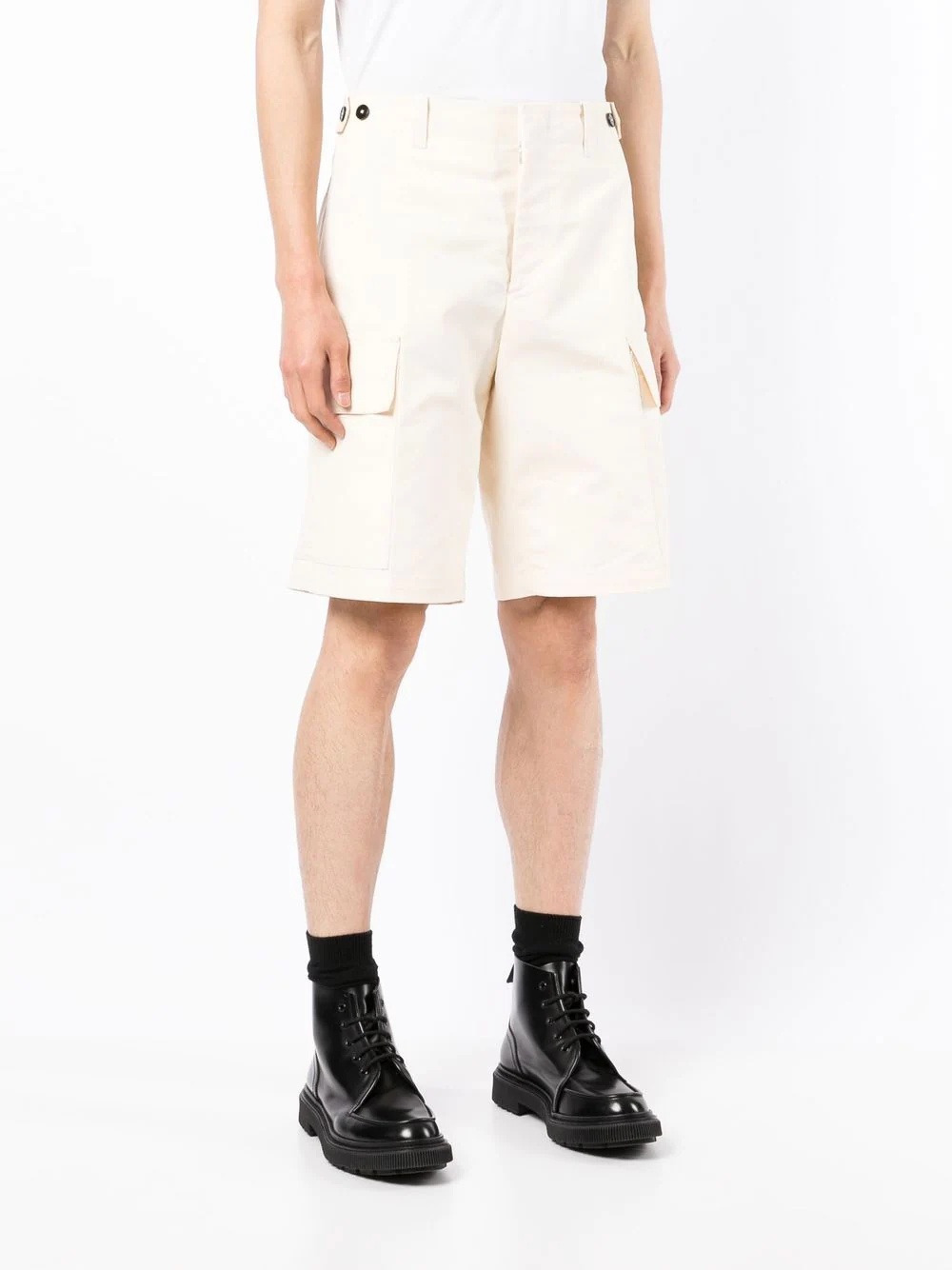 knee-length cargo shorts - 3