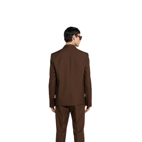 Embossed wool jacket - 4