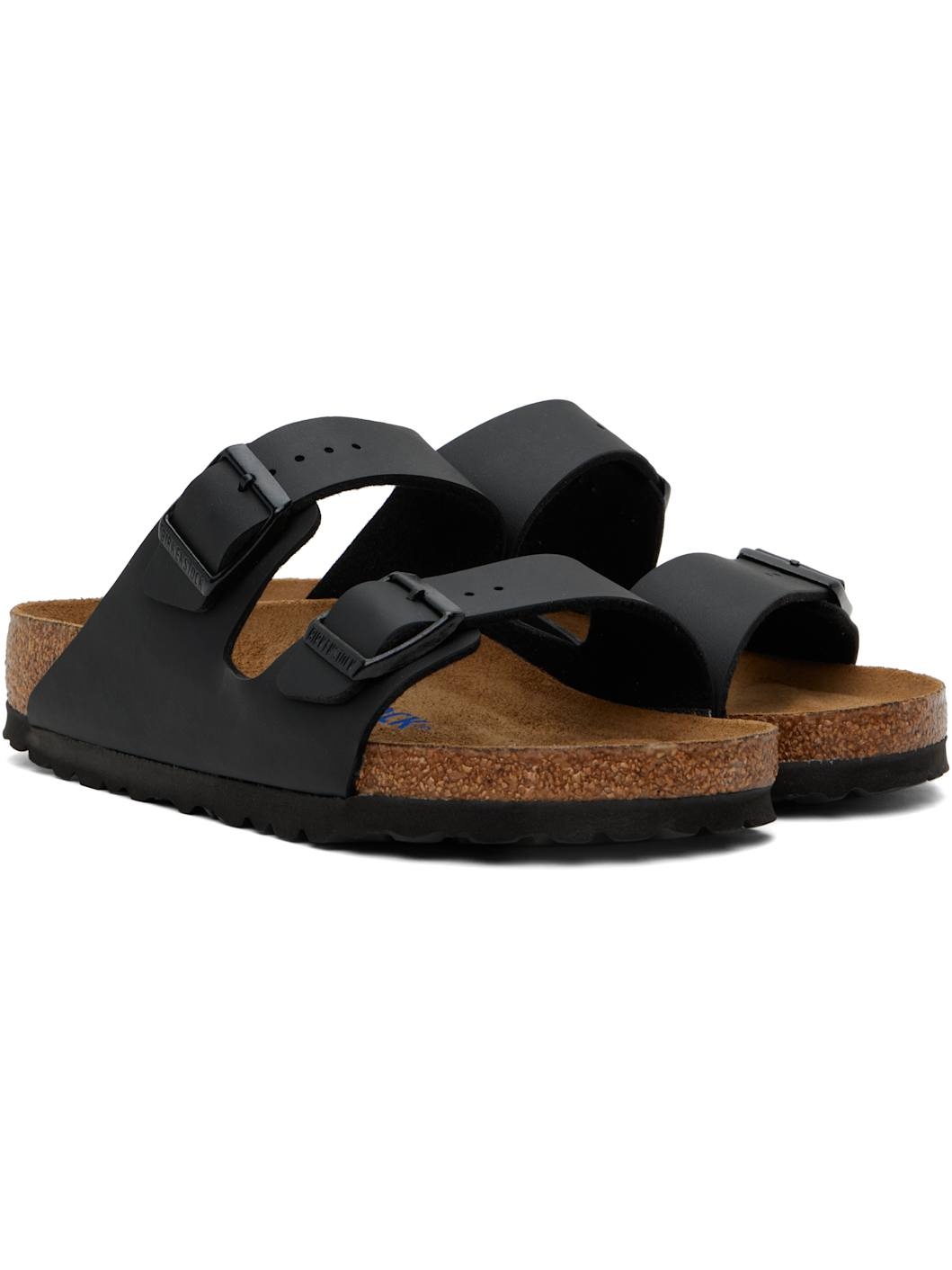 Black Regular Arizona Sandals - 4