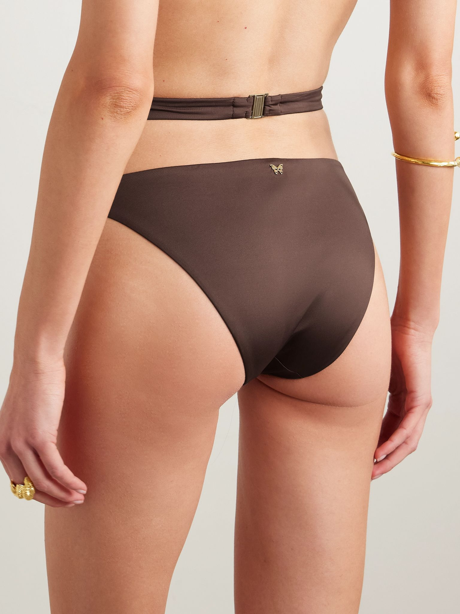 La Sirene cutout bikini briefs Chocolate - 3