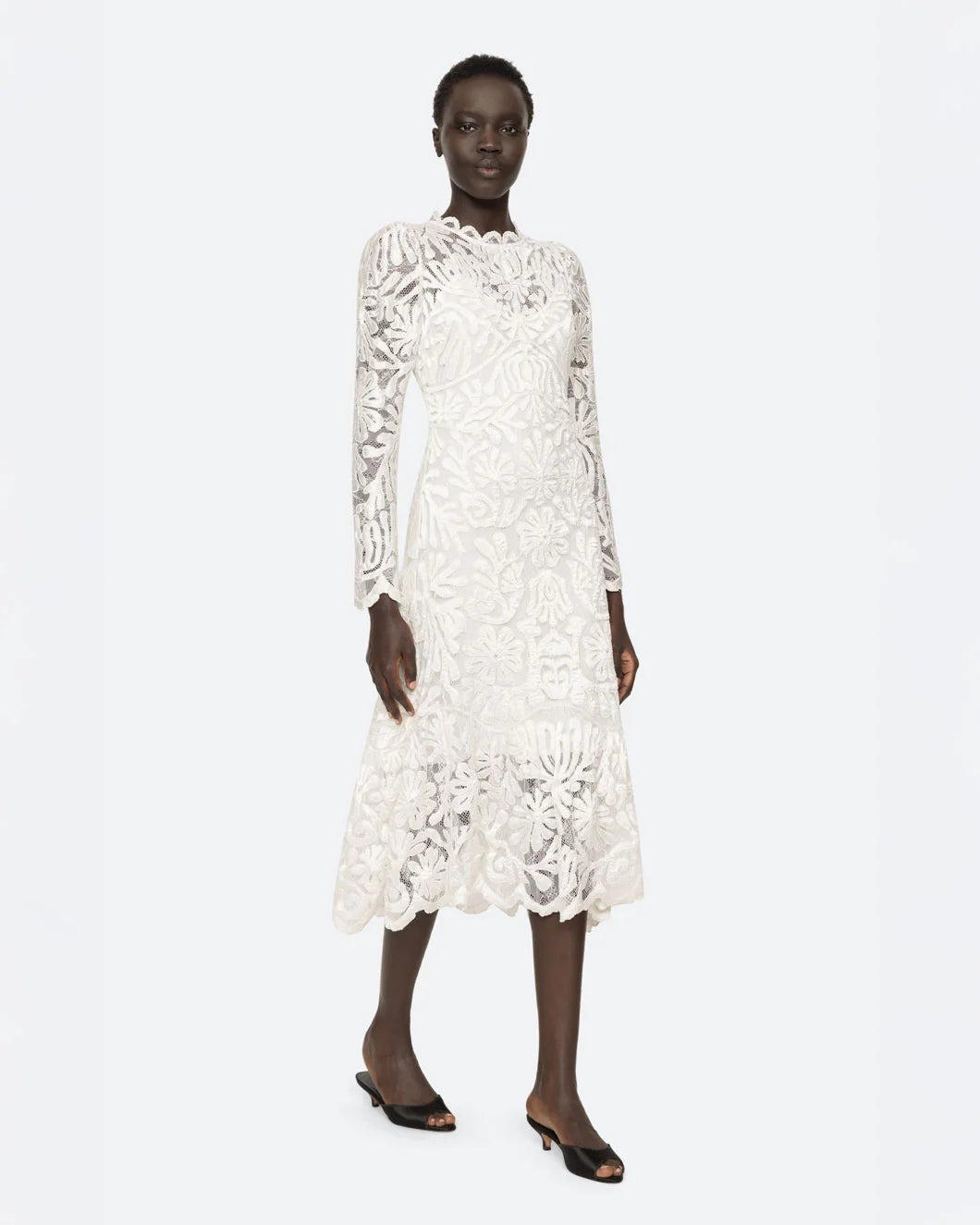 AGATHE LONG SLEEVE DRESS - 8