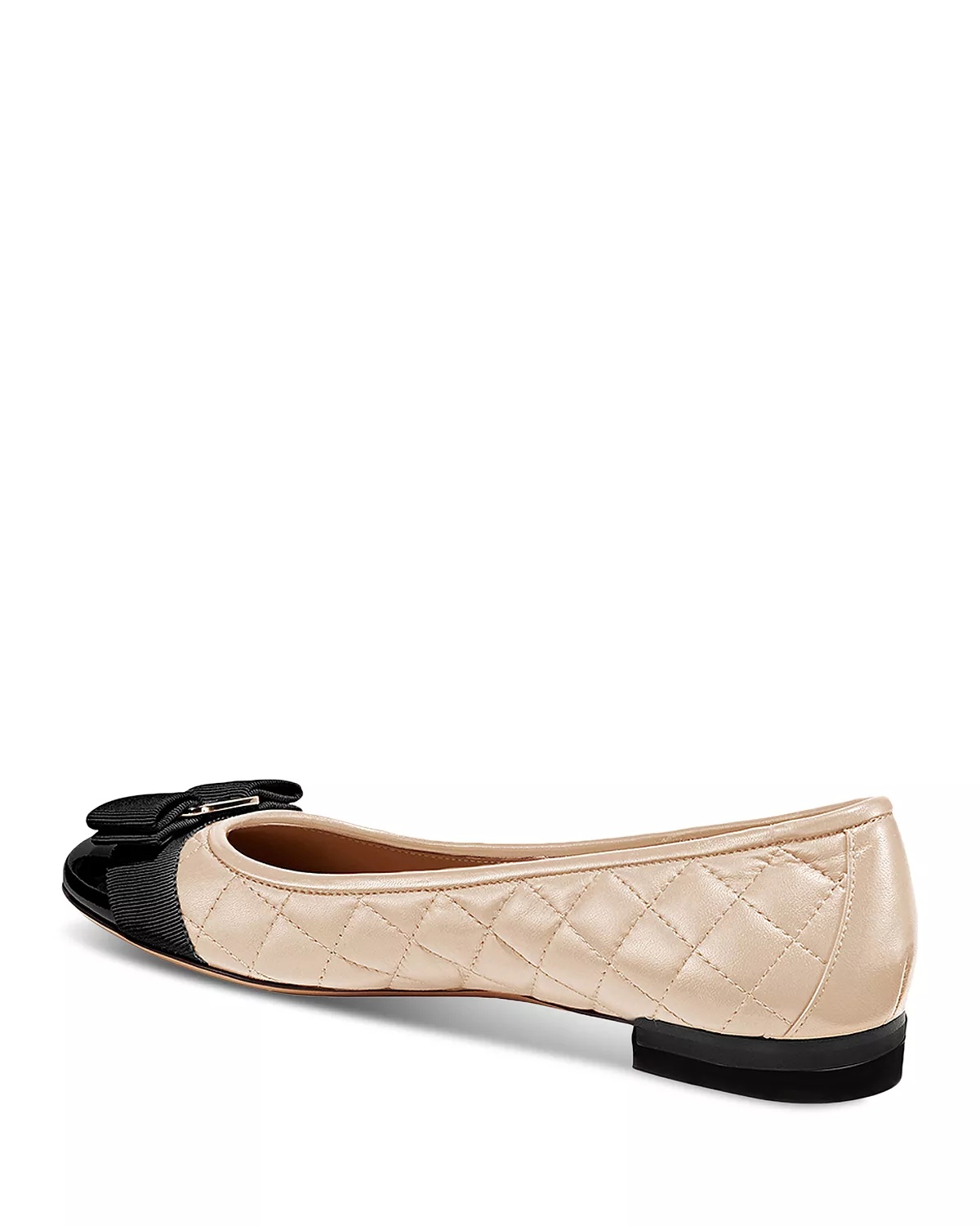 Women's Varina Q Leather Quilted Ballet Flats - 3