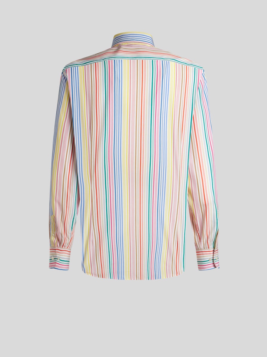 SHIRT WITH MULTICOLOURED STRIPES - 6