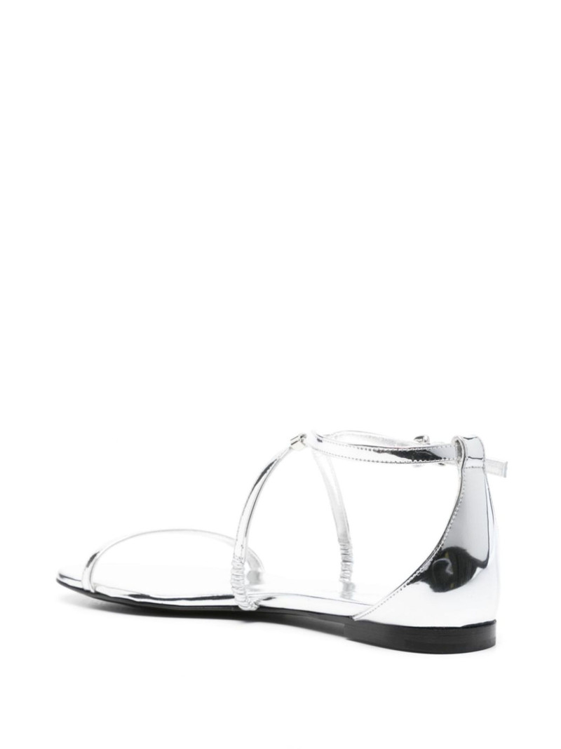 Alexander McQueen metallic leather sandals outlook