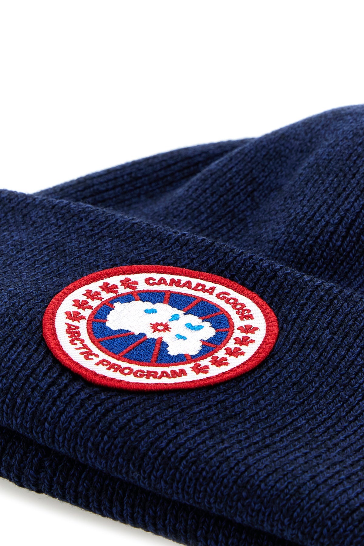 Navy blue wool Arctic beanie hat - 3