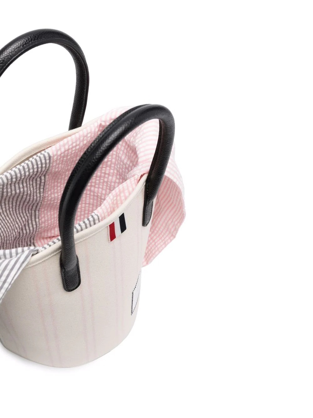 grosgrain-loop detail tote bag - 5