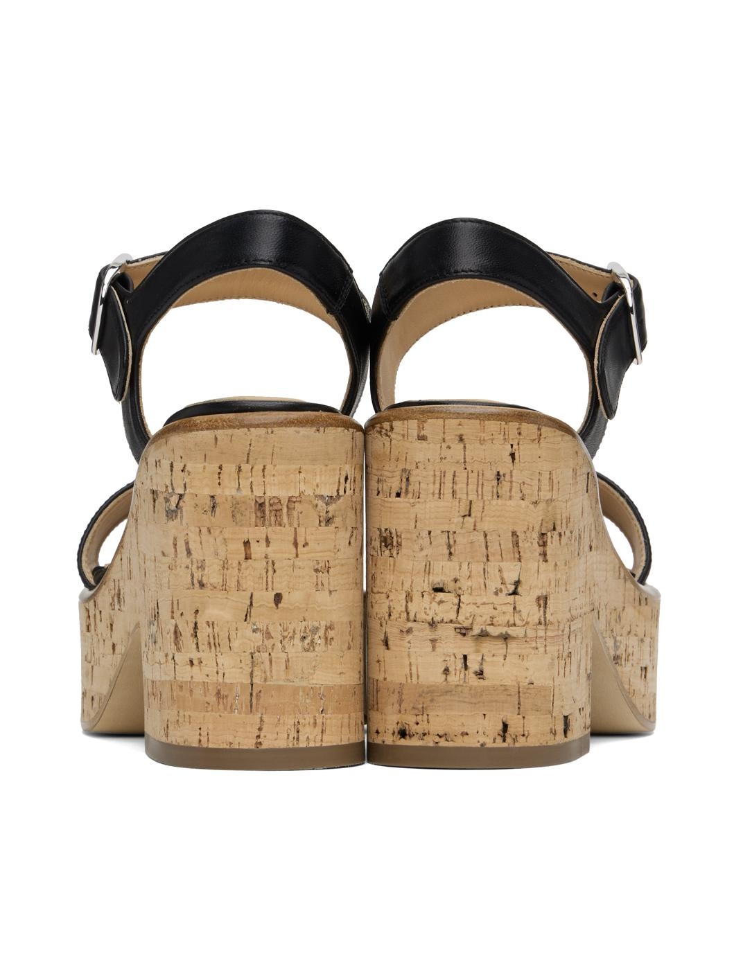 Black Sardis Heeled Sandals - 2