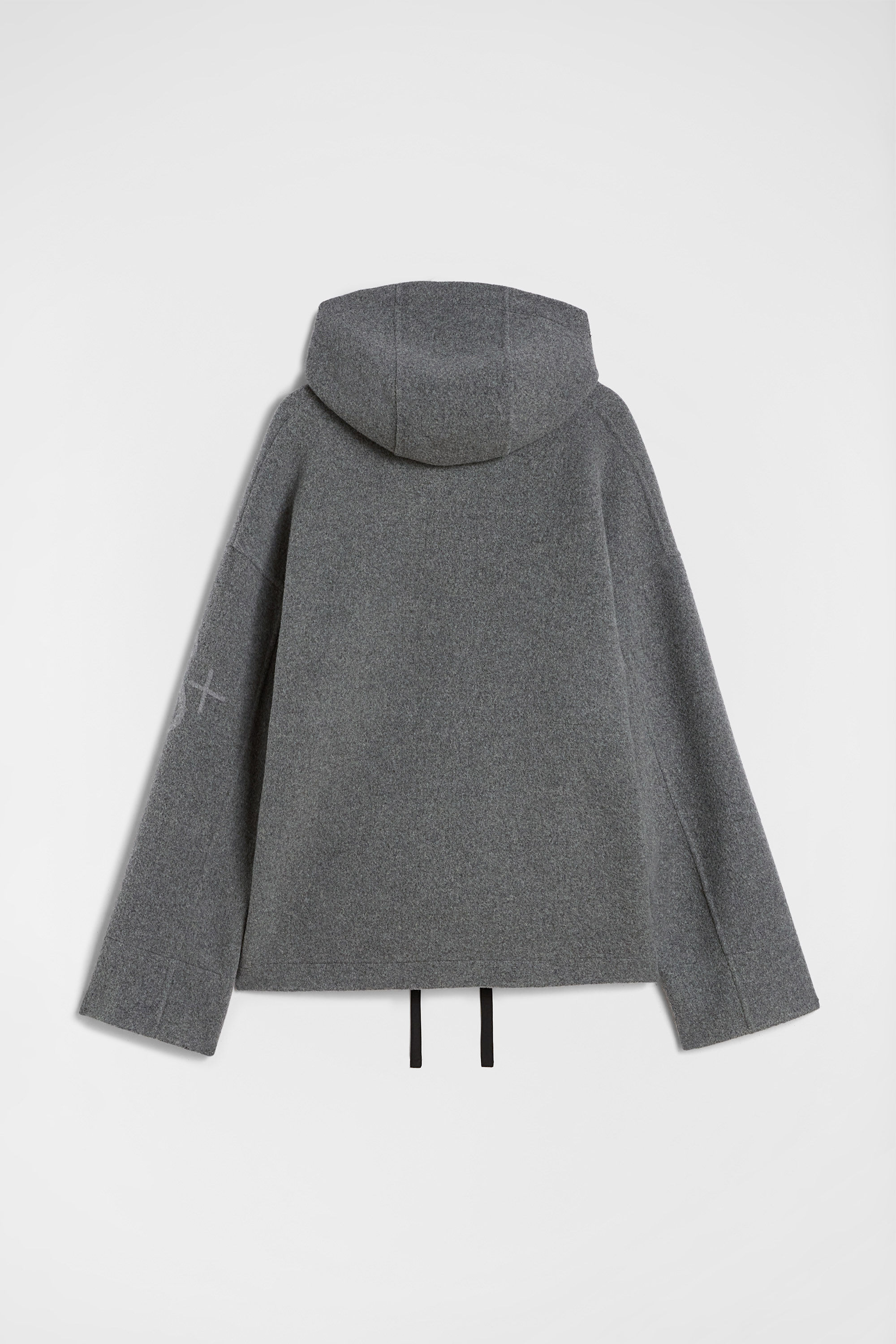 Felt Wool Hooded Blouson - 2