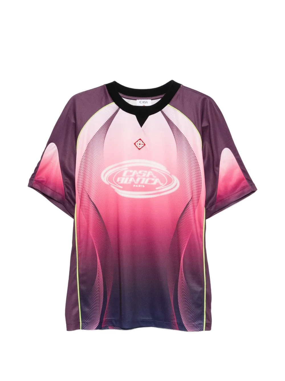 Aubergine gradient short-sleeve T-shirt - 1