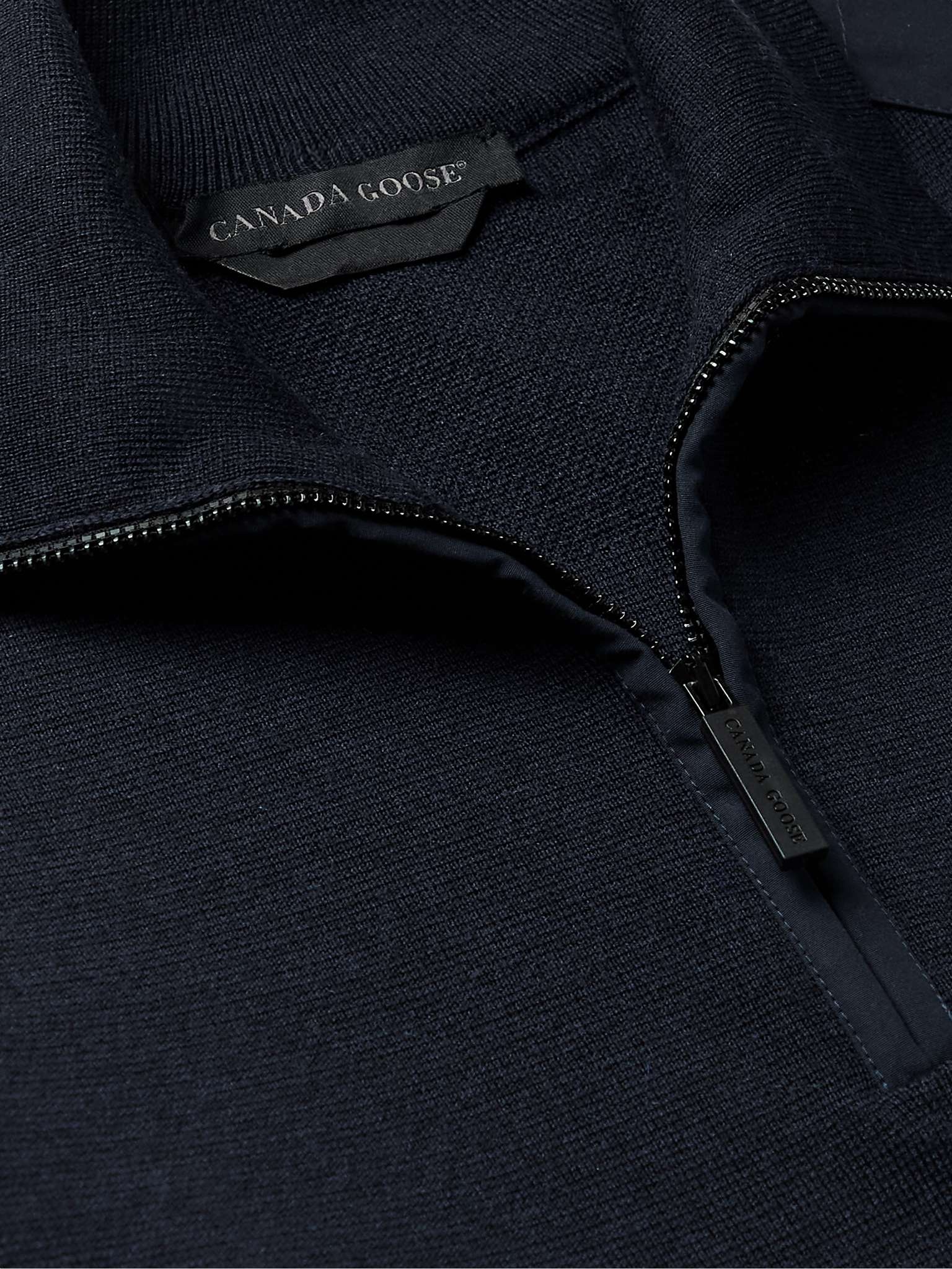 Stormont Slim-Fit CORDURA-Trimmed Merino Wool Half-Zip Sweater - 5