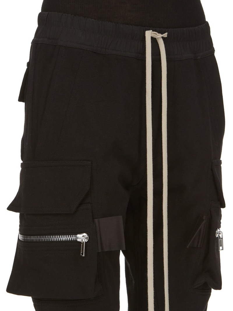 Mastodon satin-trimmed cotton-jersey track pants 4