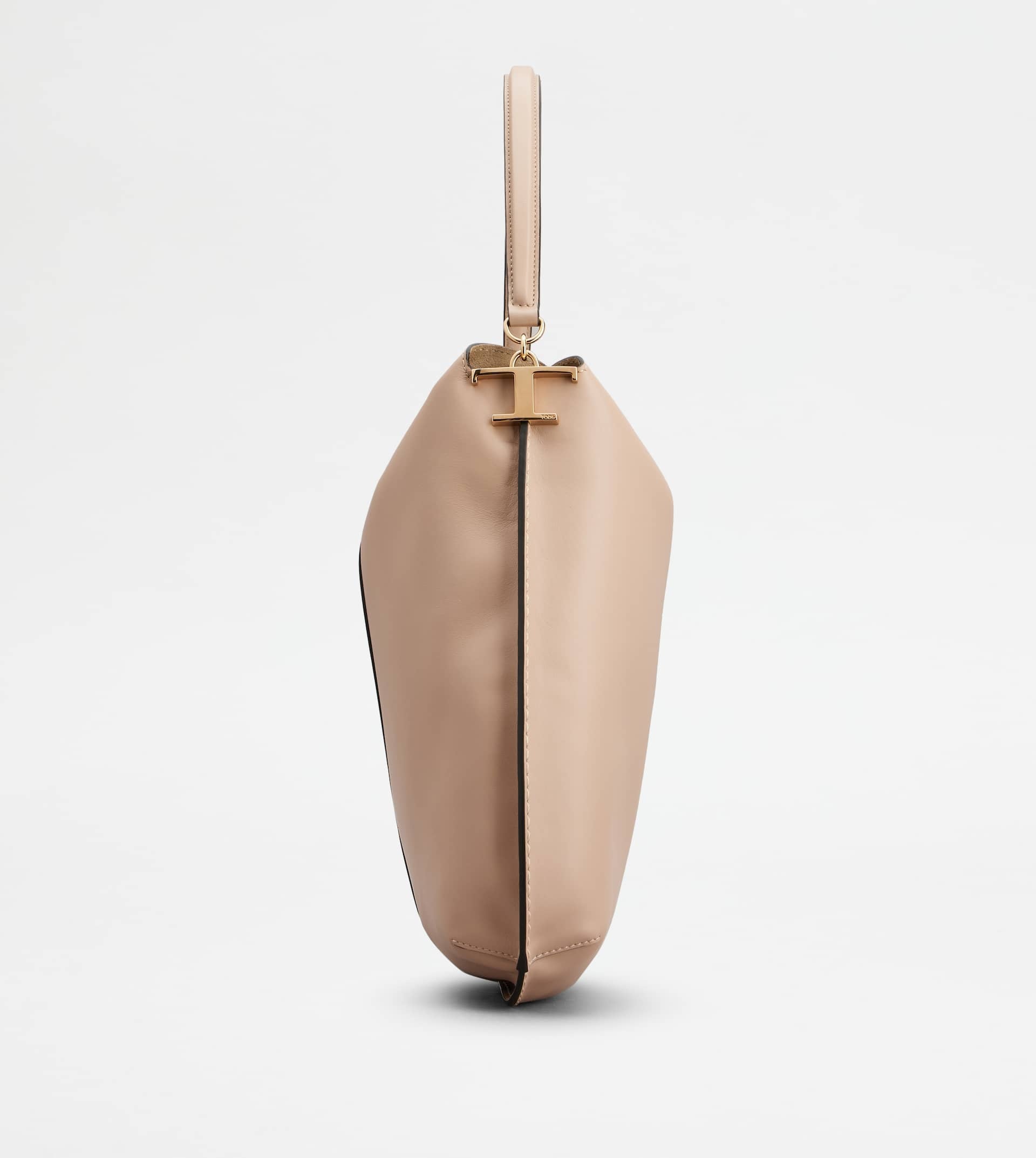 HOBO BAG TOD'S T CASE IN LEATHER LARGE - PINK - 3