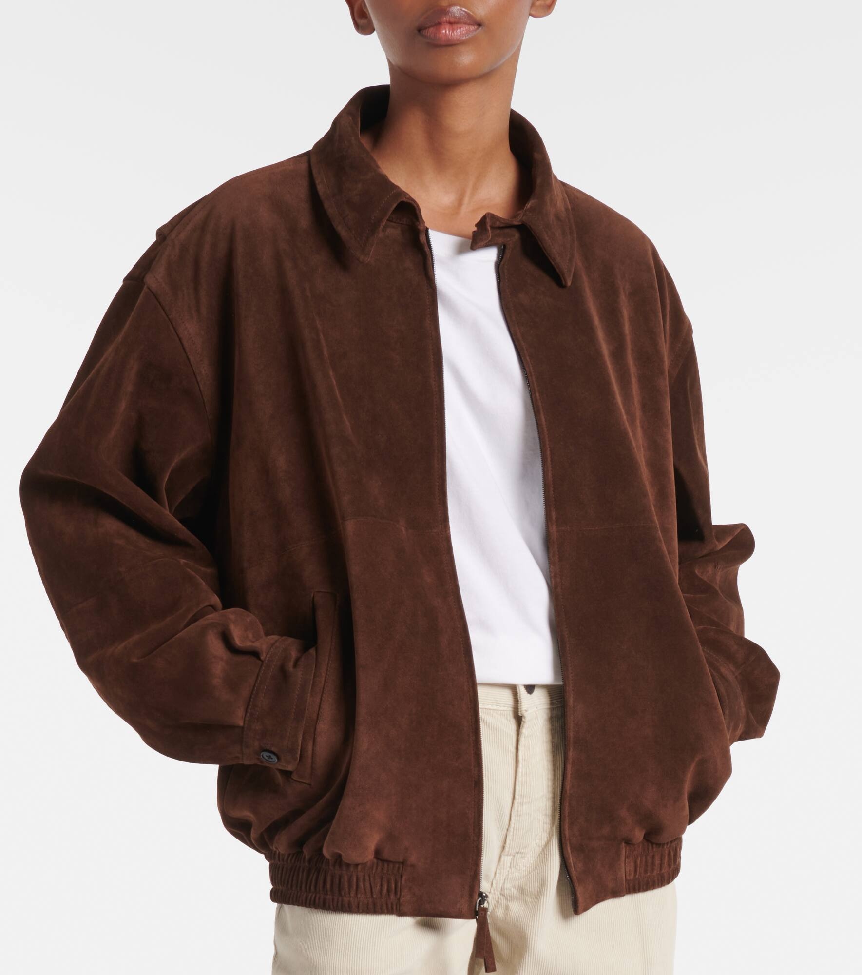 Roana suede bomber jacket - 7