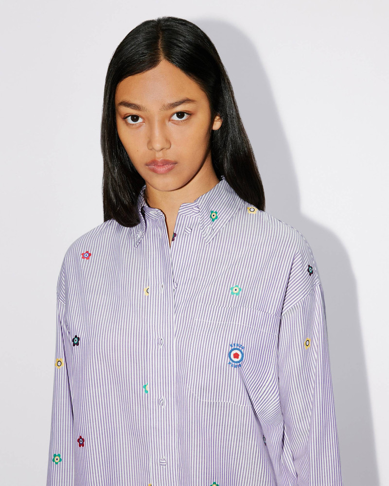 'KENZO Target' striped shirt dress 5