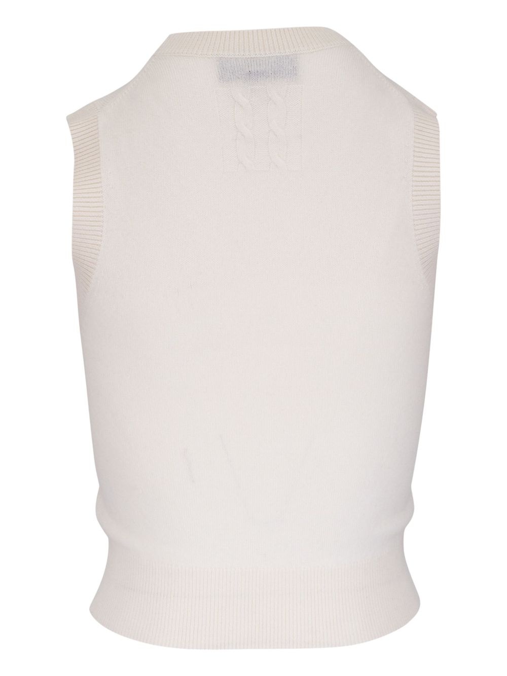 crew-neck vest - 2