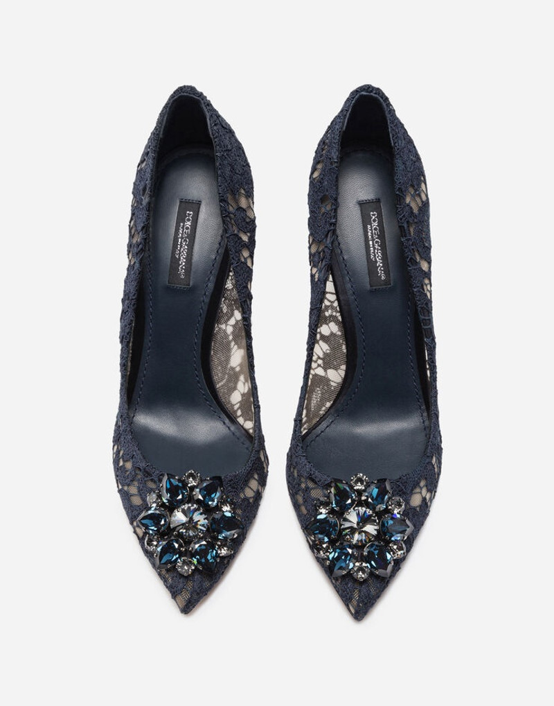 Dolce & Gabbana Pump in Taormina lace with crystals outlook