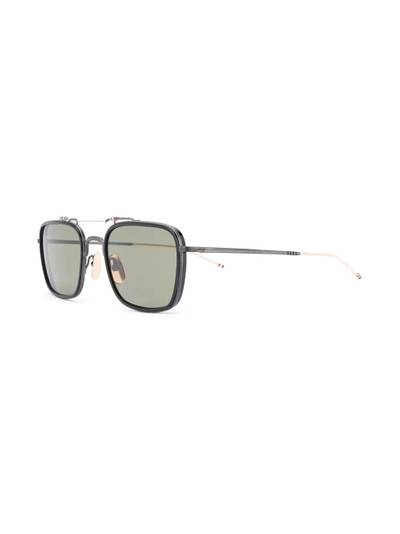 Thom Browne rectangular-frame sunglasses outlook