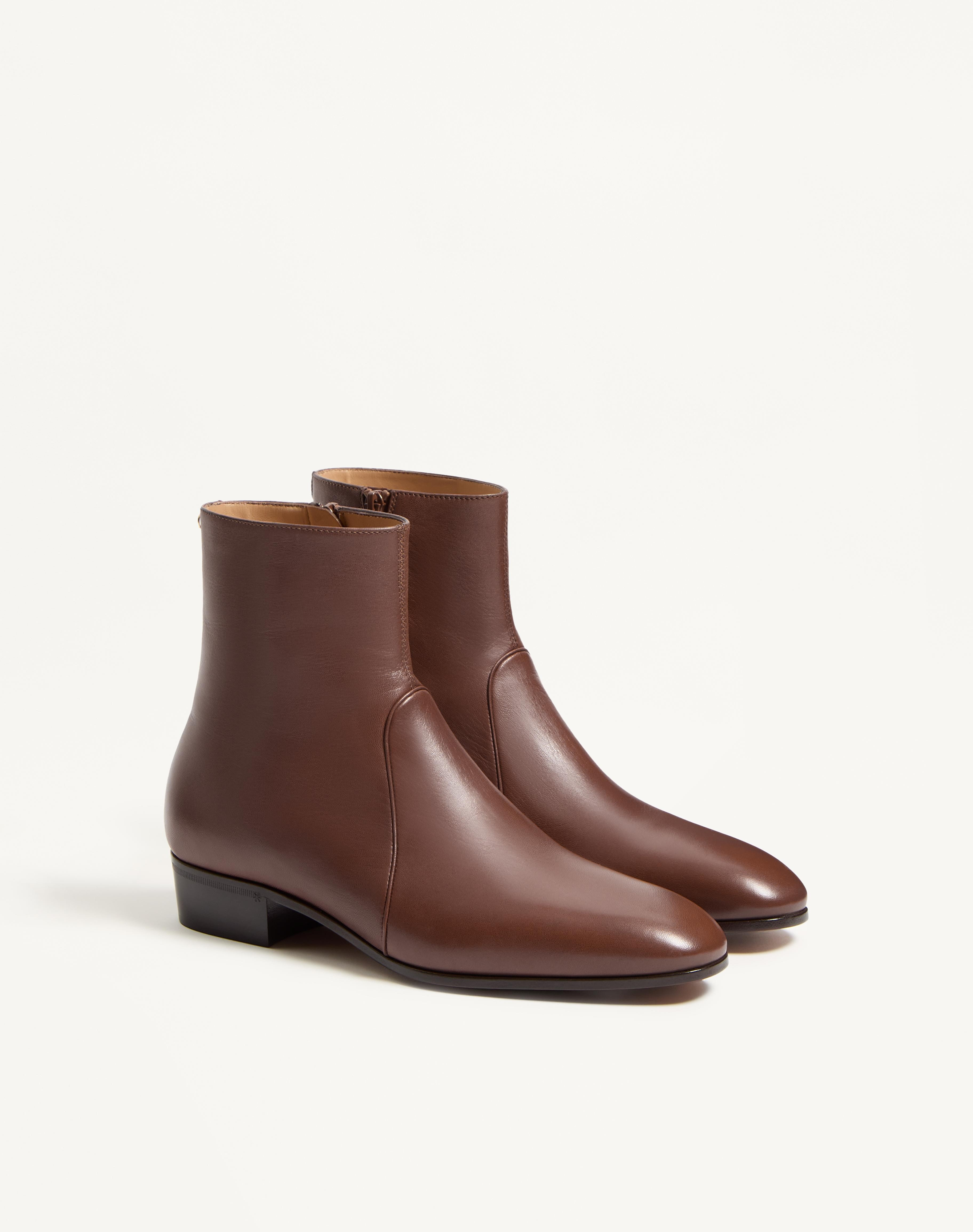 PAT ANKLE BOOT IN KIDSKIN - 3