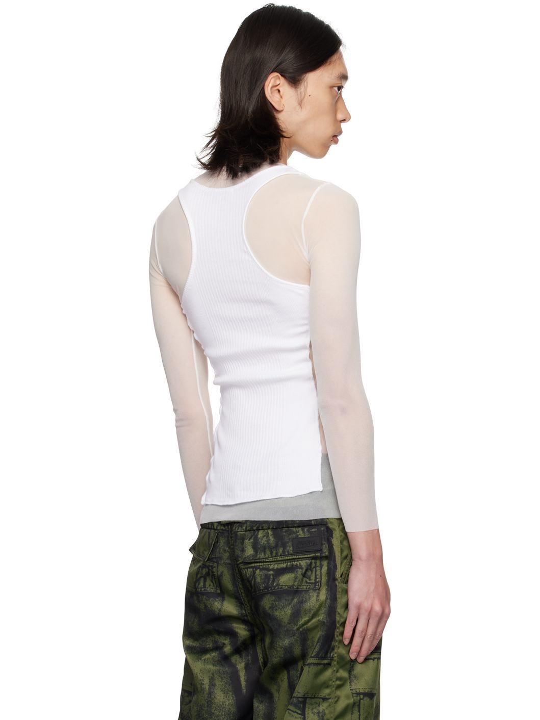 White 'The Petit Grand' Long Sleeve T-Shirt - 3