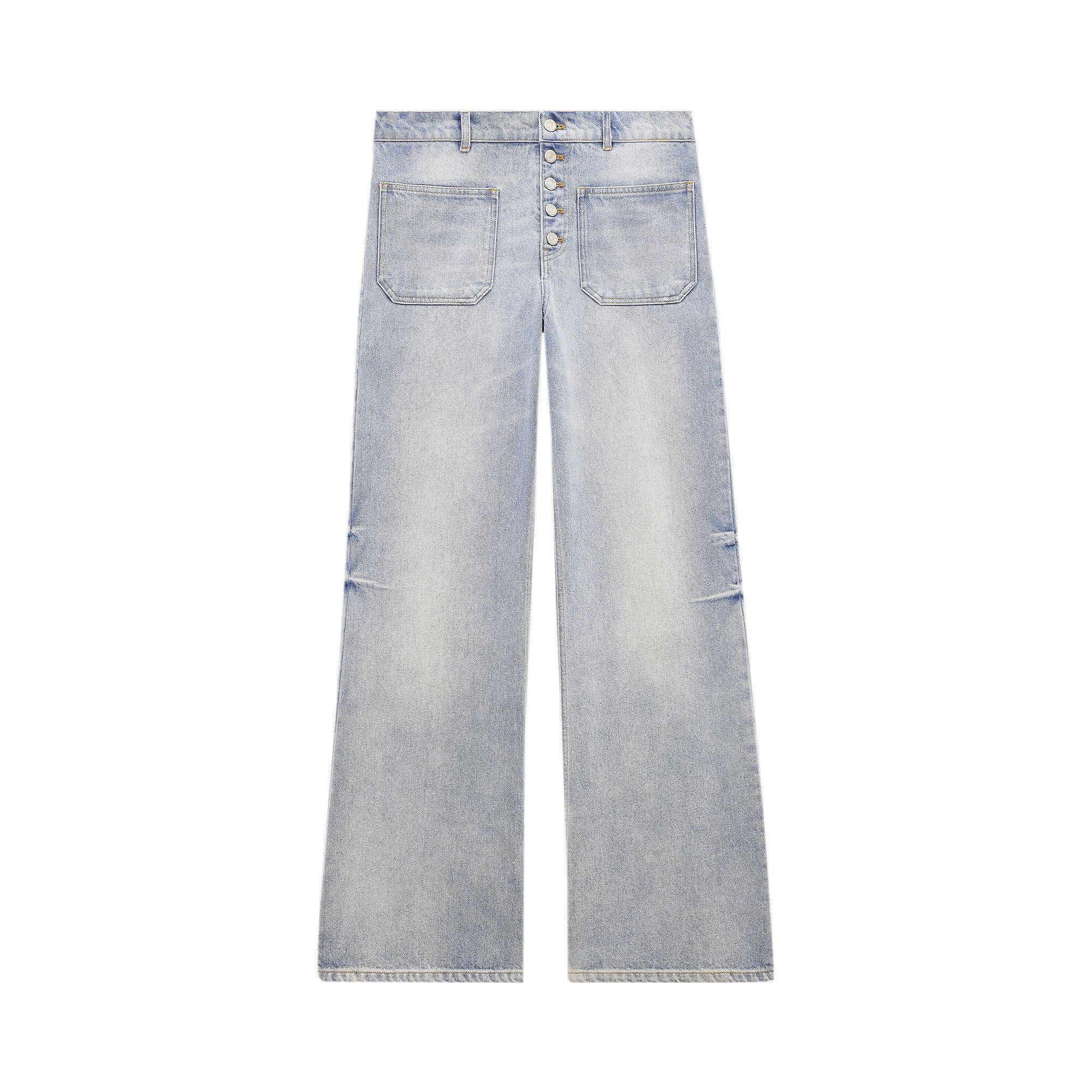 Courrèges Multiflex Denim Baggy Pants 'Light Blue Wash' - 1