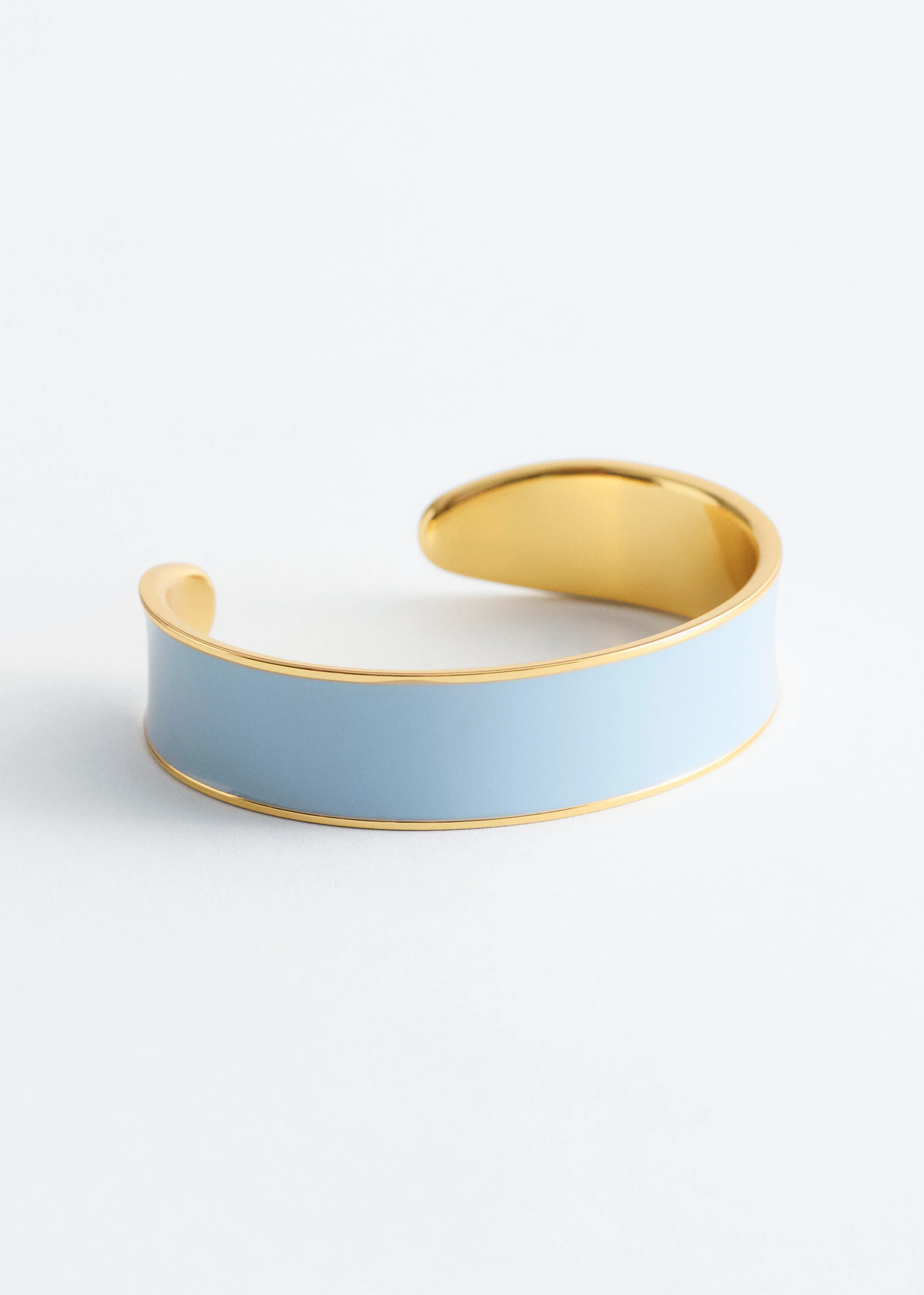 Two-Tone Cuff Bracelet - 1