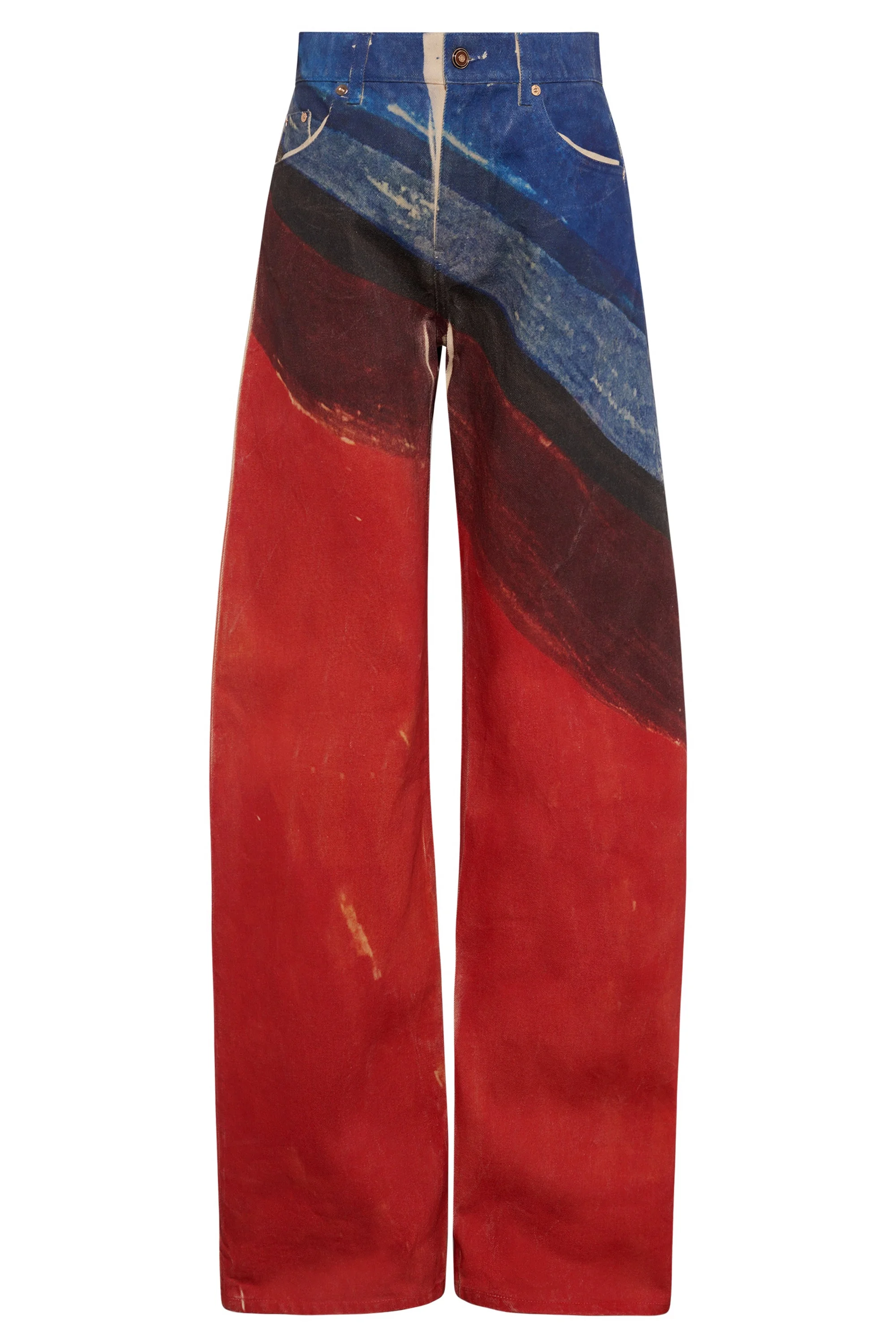 Amoret Barrel-leg Jean in Air Multi Recycled Cotton Denim - 1