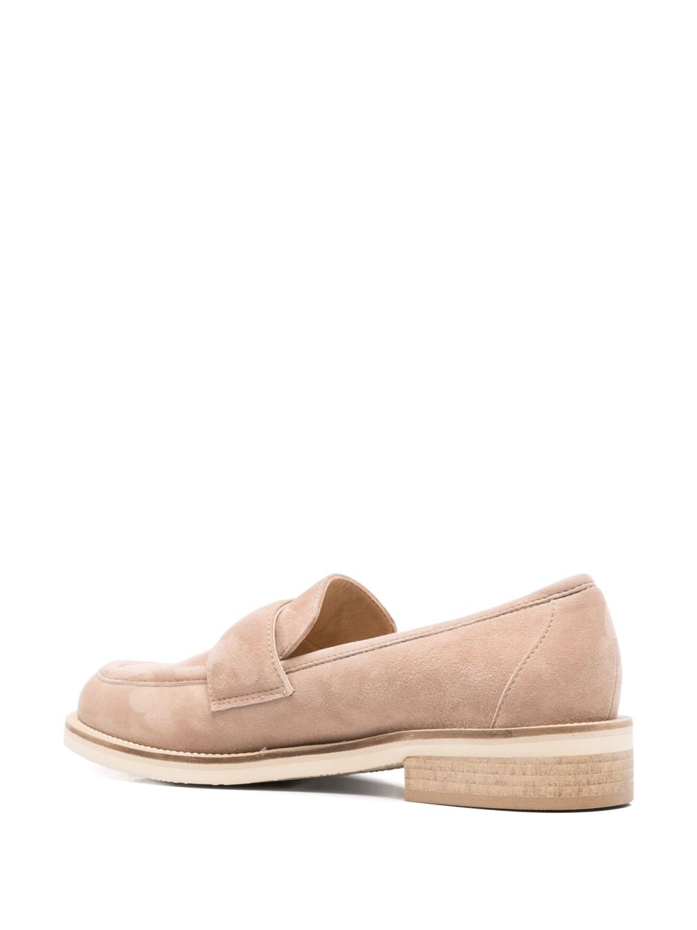 logo-plaque loafers - 3