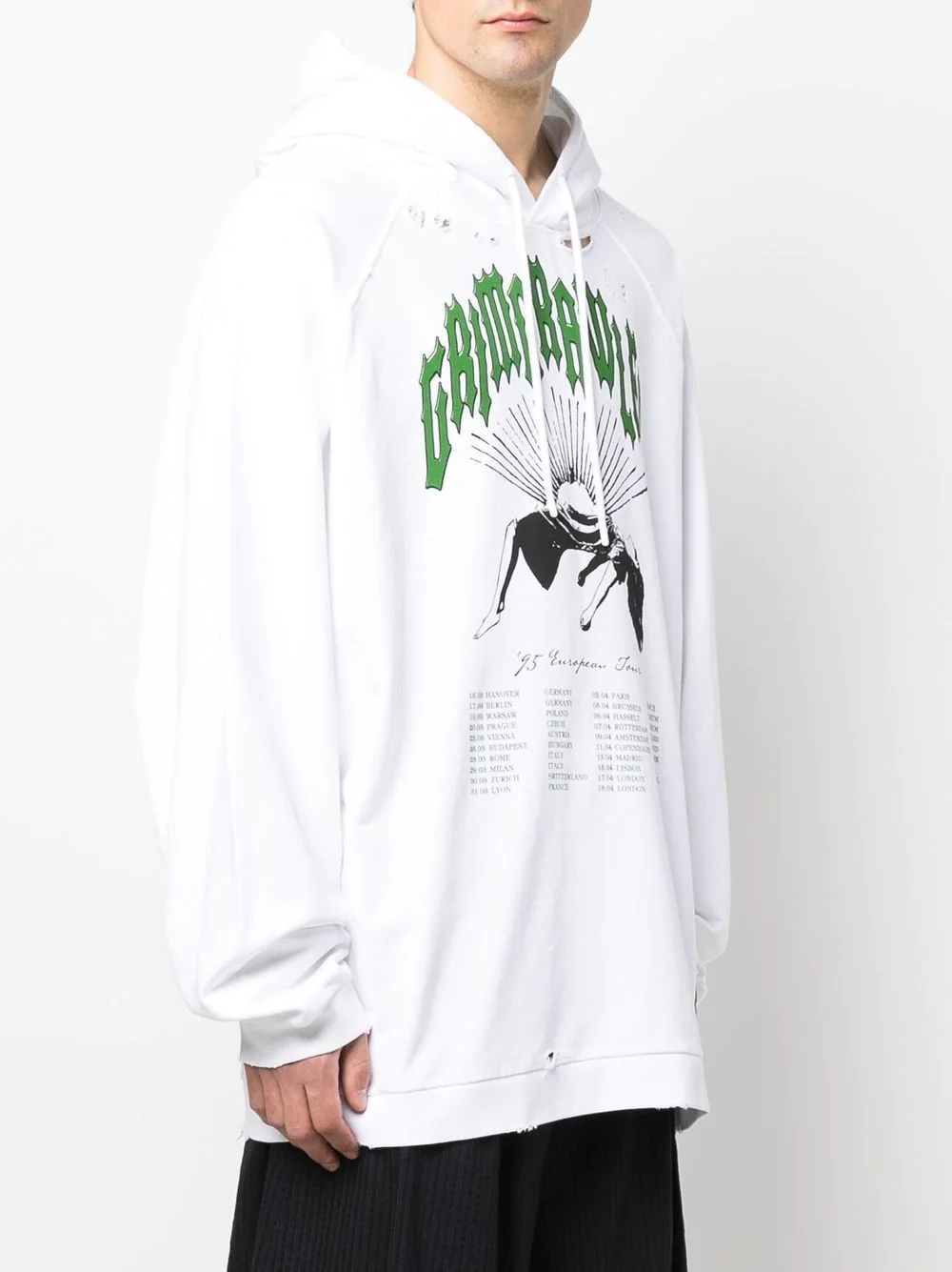 graphic-print hoodie - 4