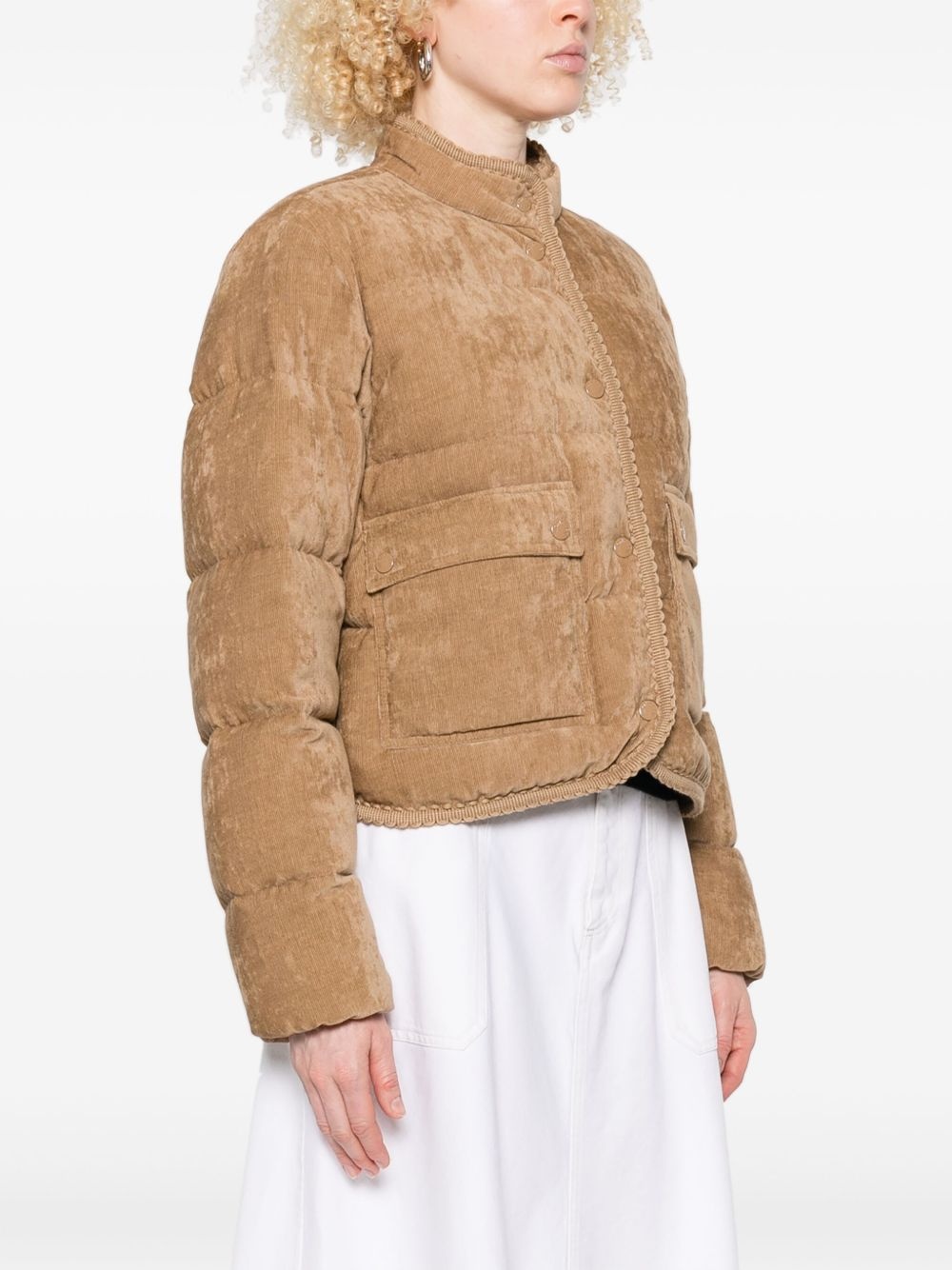 logo-patch jacket - 3