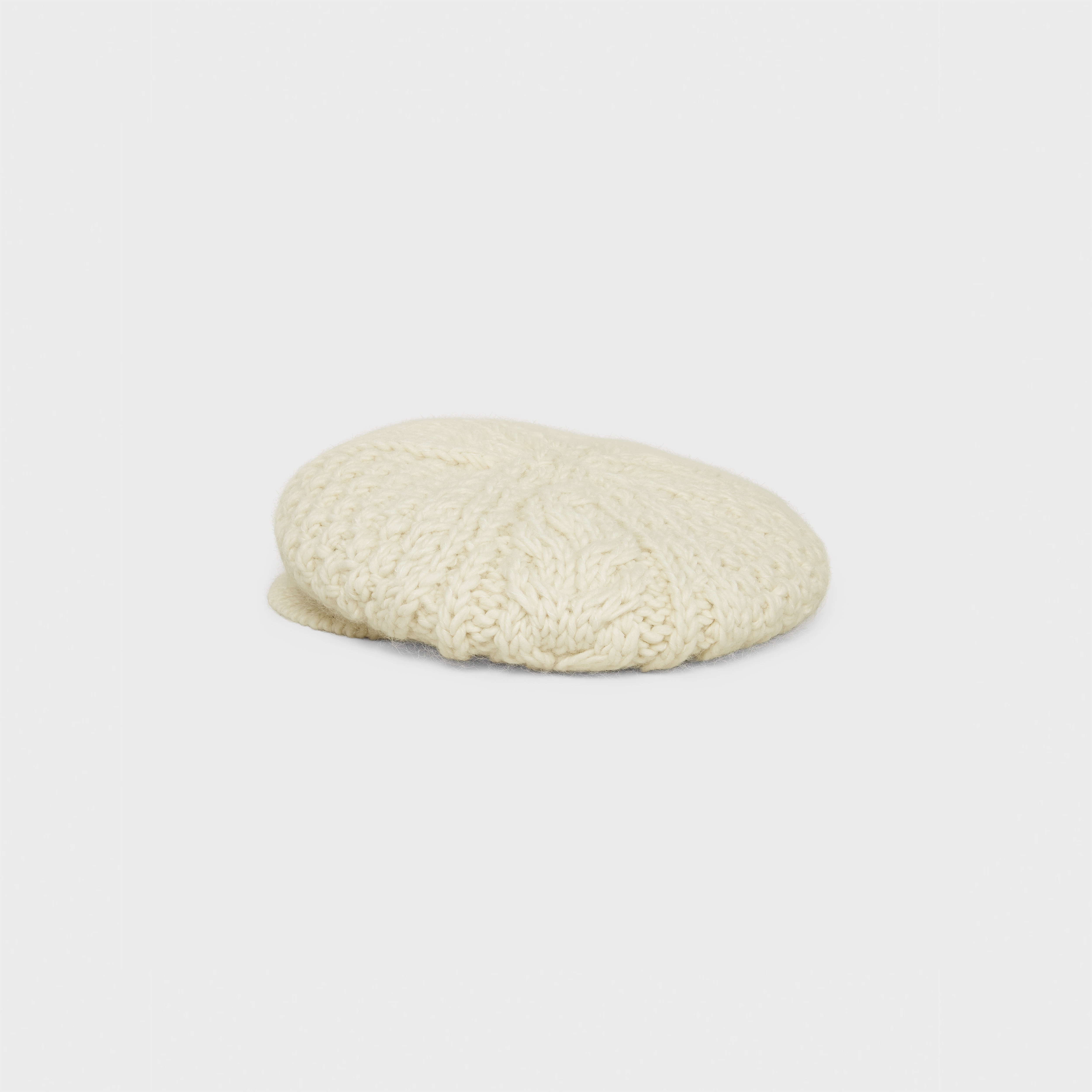 beret in aran mohair wool - 4
