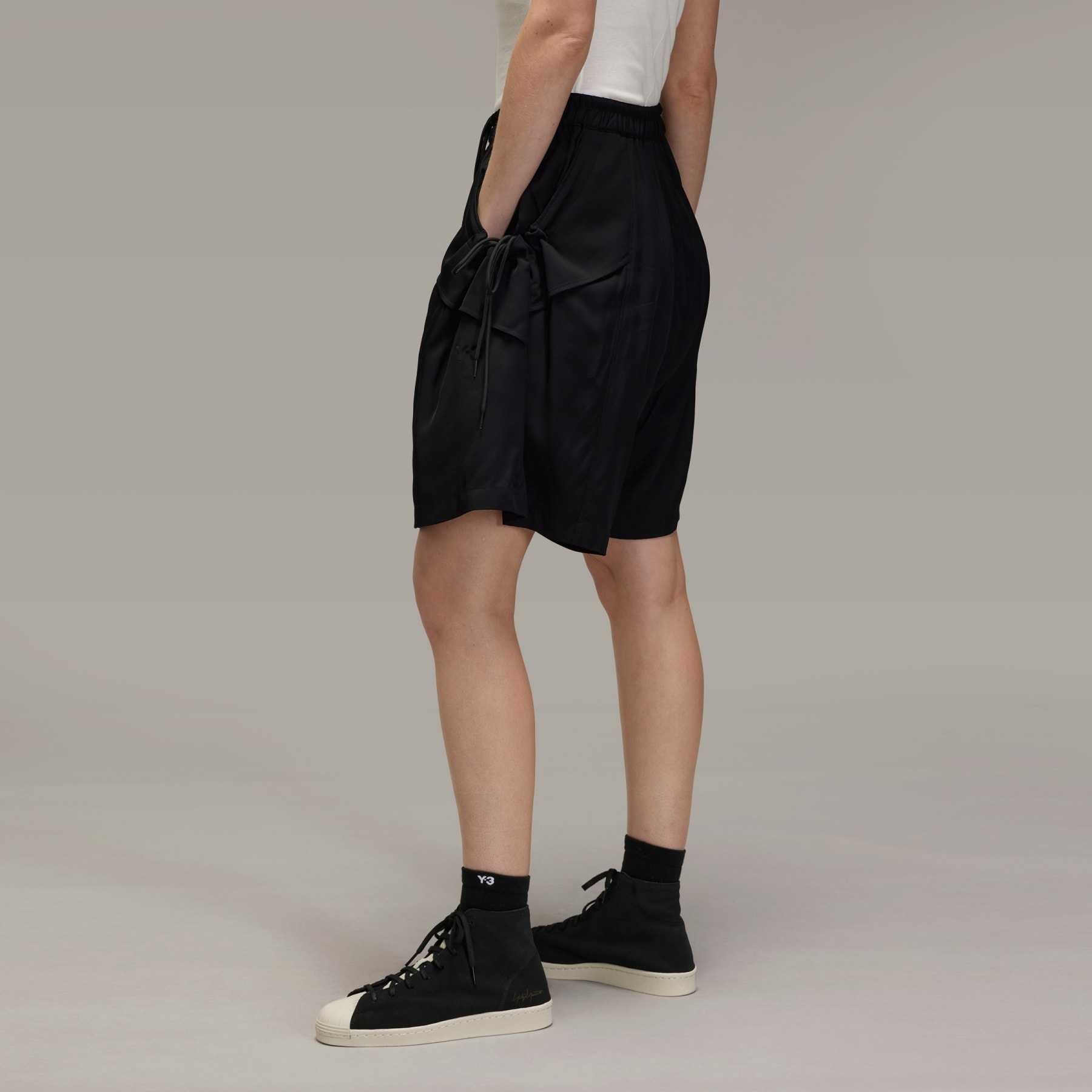 Y-3 Rayon Twill Shorts - 4