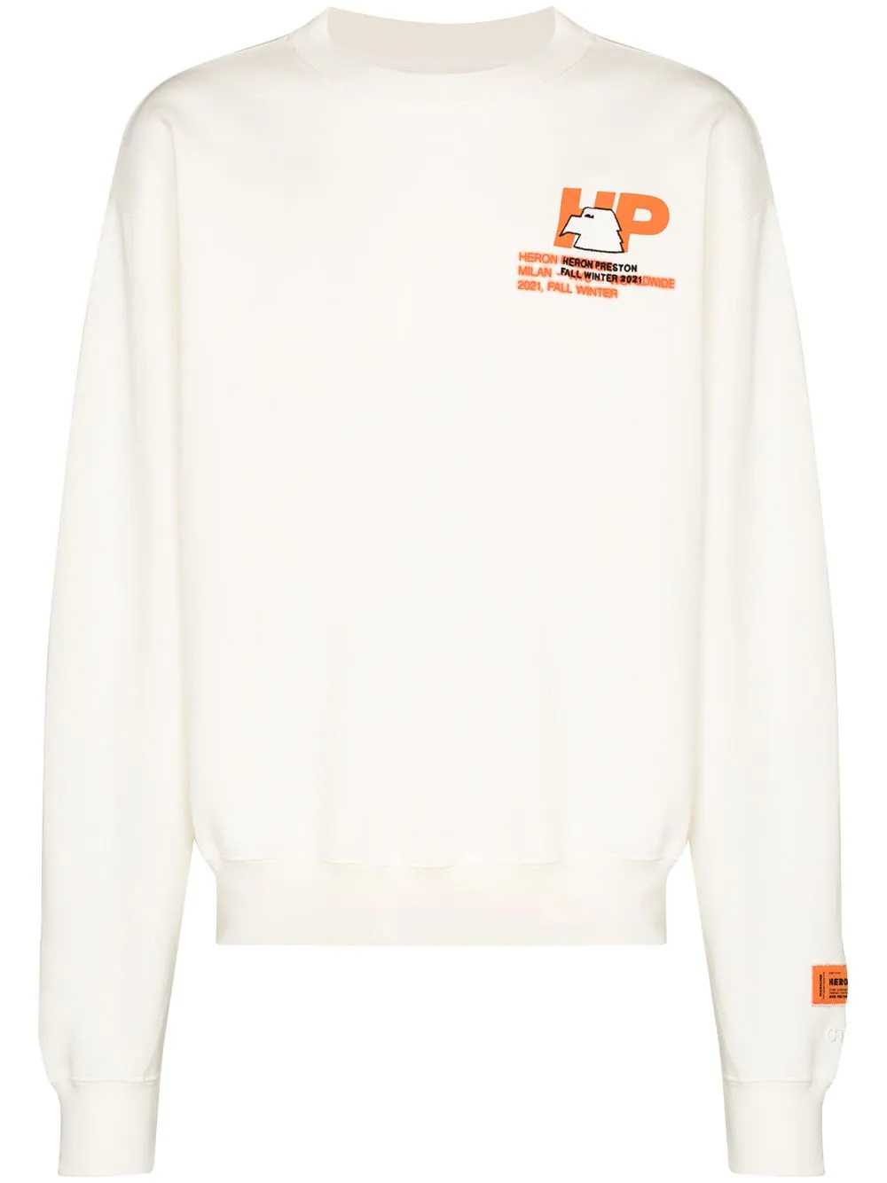 logo print sweatshirt - 2