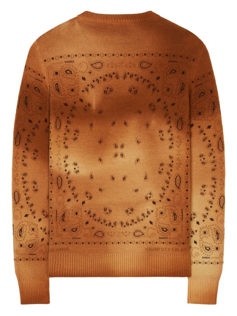 paisley-knit wool jumper - 7