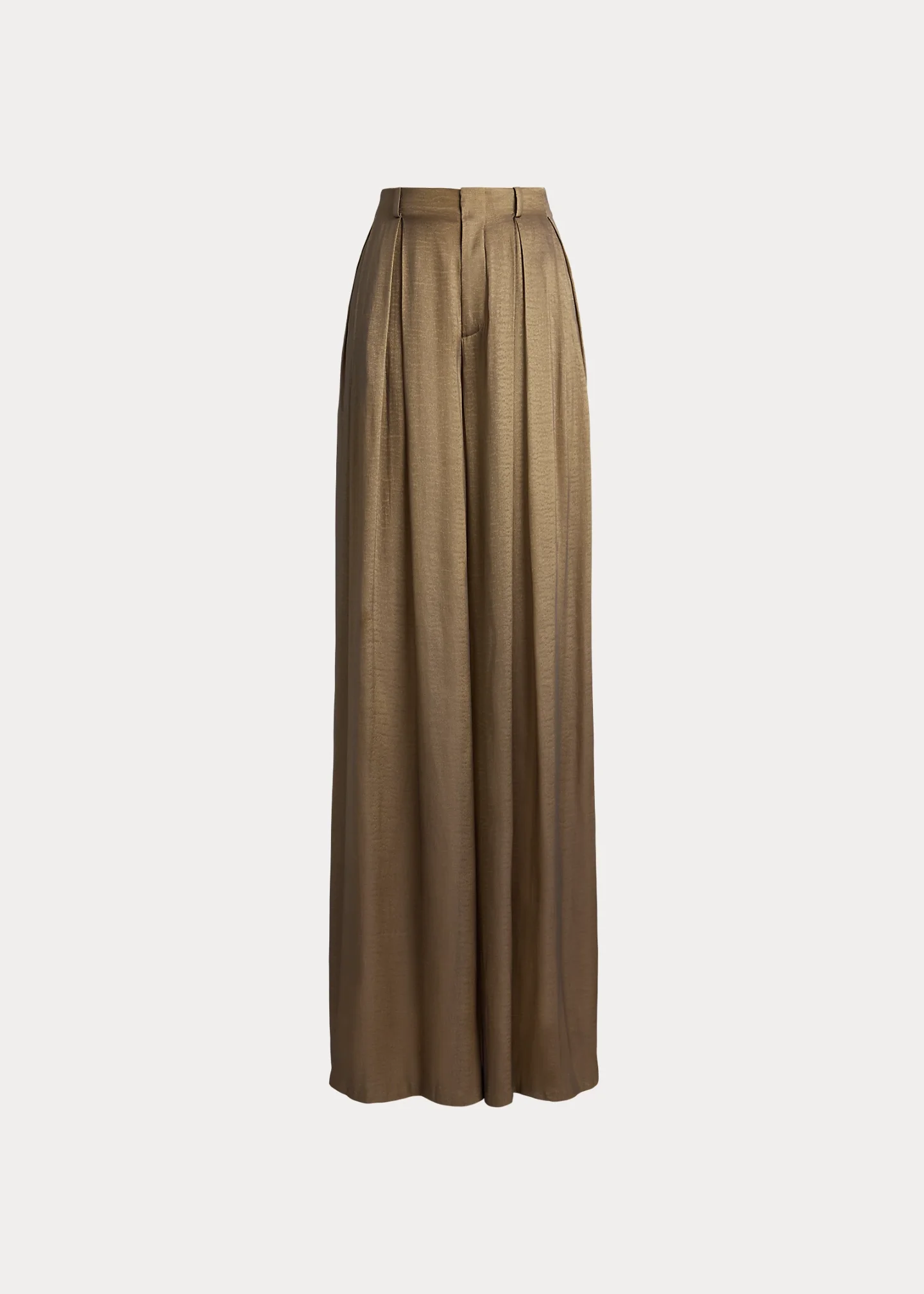 Greer Lamé Pleated Pant - 1