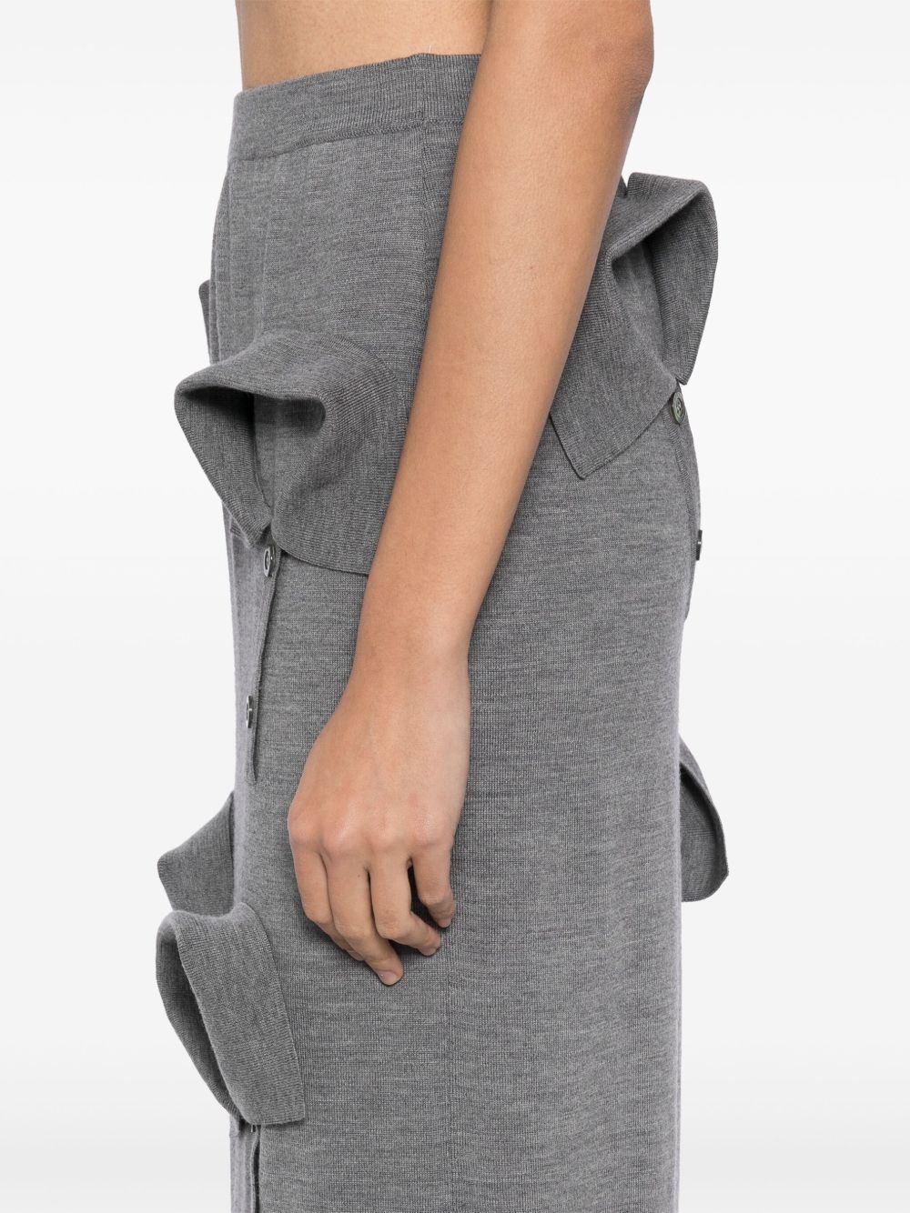 multi-collar skirt - 5