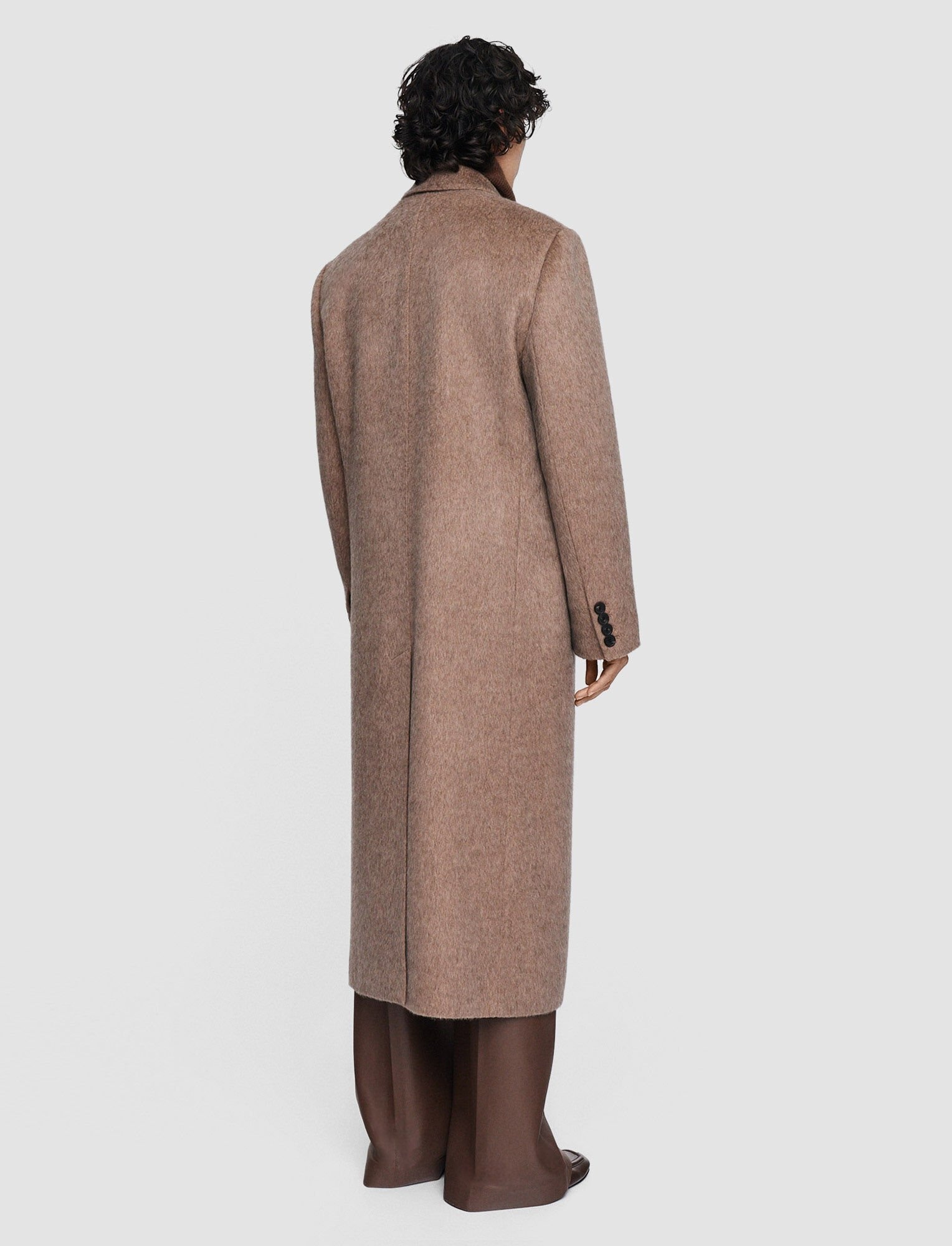 Yak Wool Lilas Coat - 4