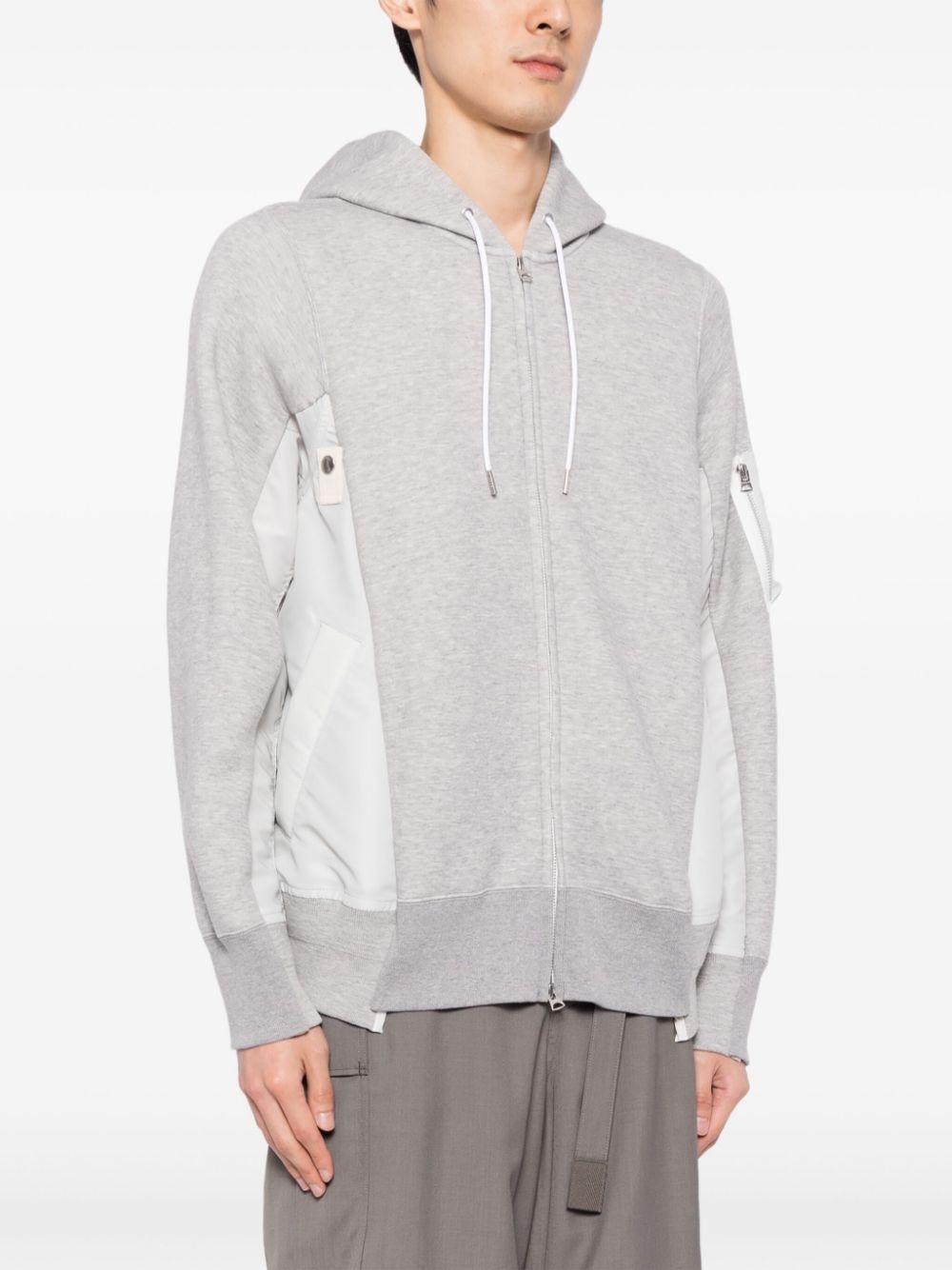 Sponge Sweat hooded zip-up jacket - 3