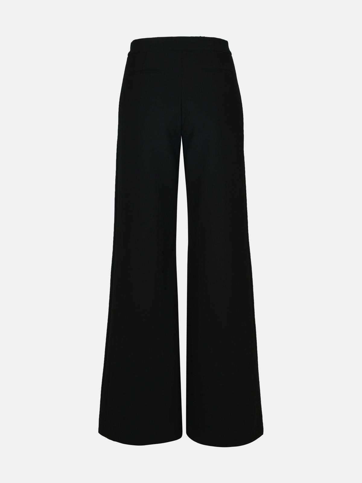 TWO-TONE POLYESTER BLEND TROUSERS - 3